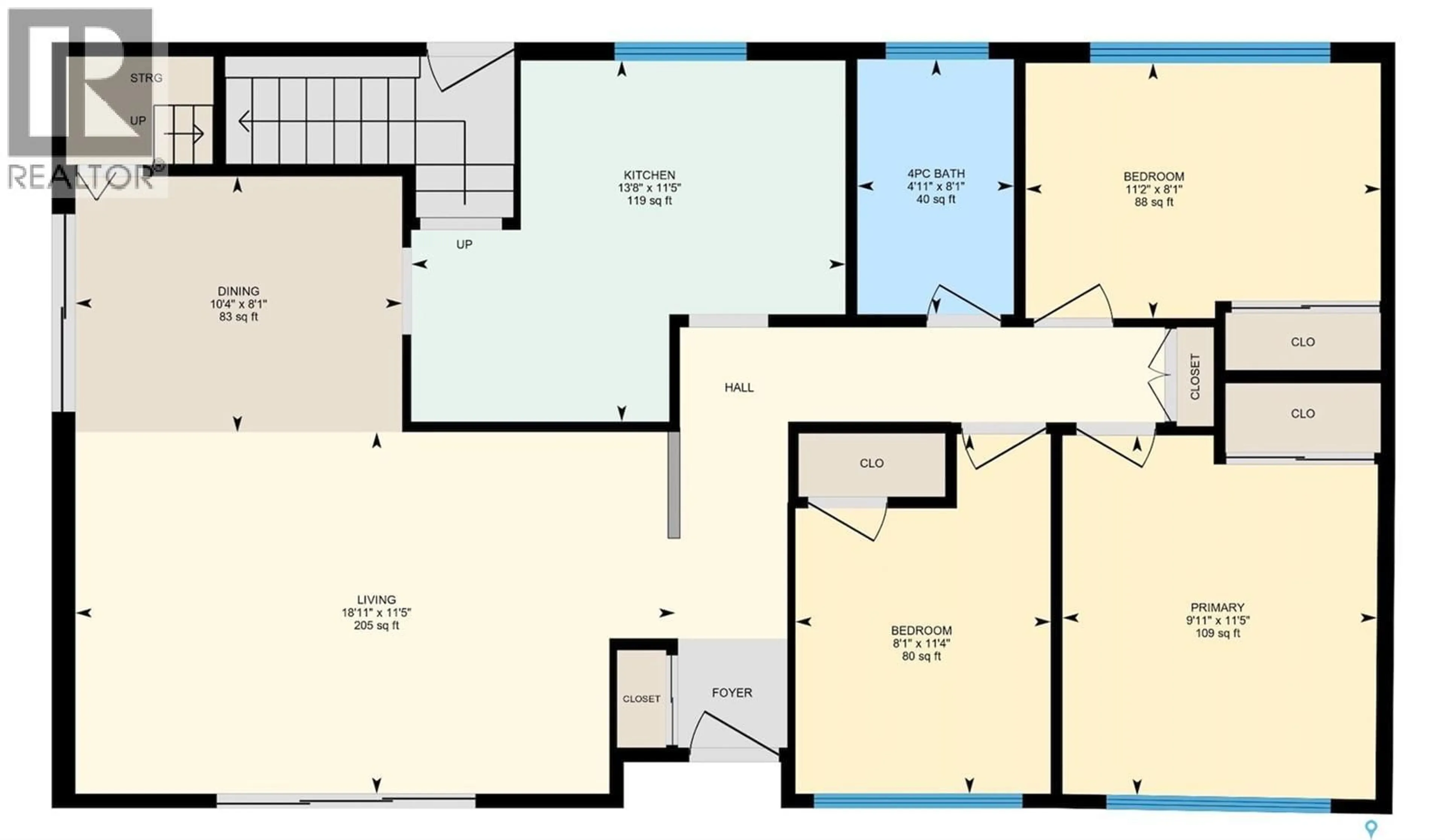 Floor plan for 780 8TH AVENUE, Swift Current Saskatchewan S9H2R5
