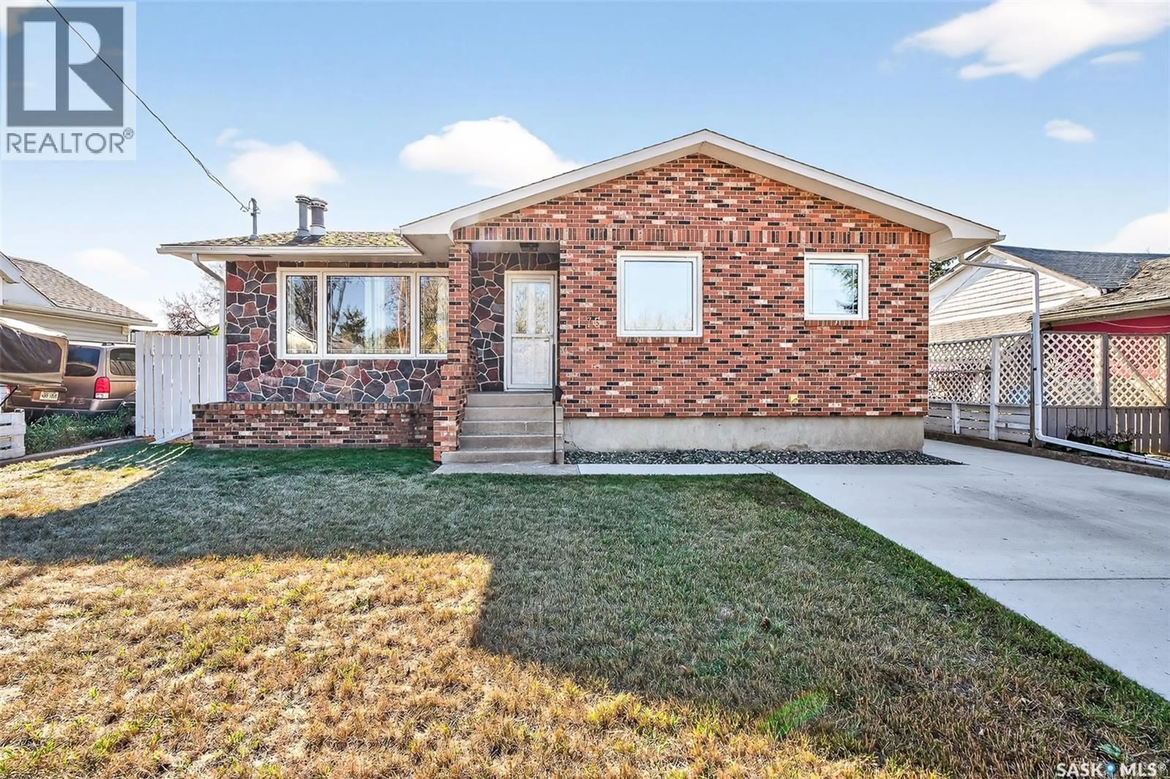 Home with brick exterior material, street for 175 DUFFIELD STREET, Moose Jaw Saskatchewan S6H5H2