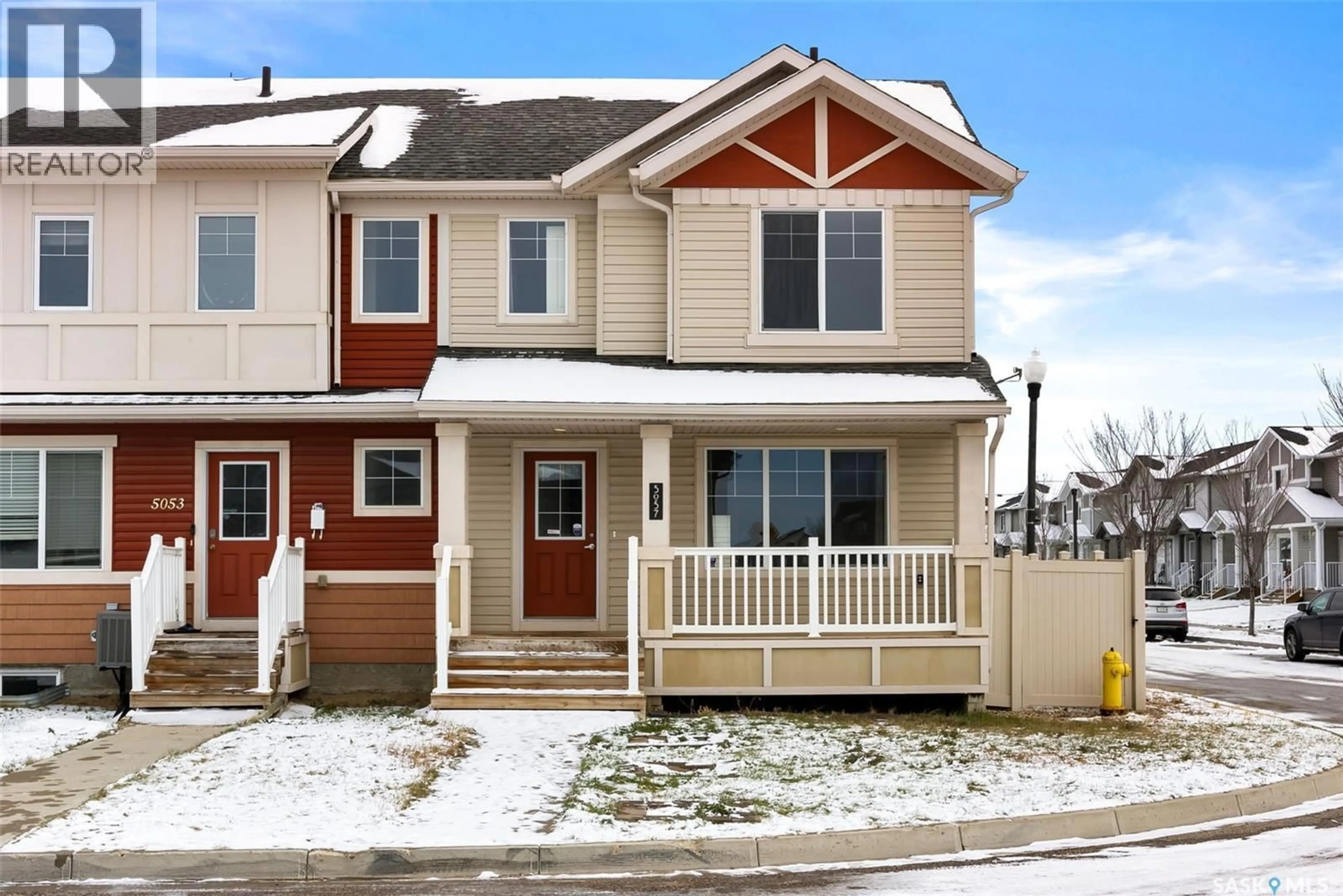 Home with vinyl exterior material, street for 5057 CORNELL GATE, Regina Saskatchewan S4W0J2