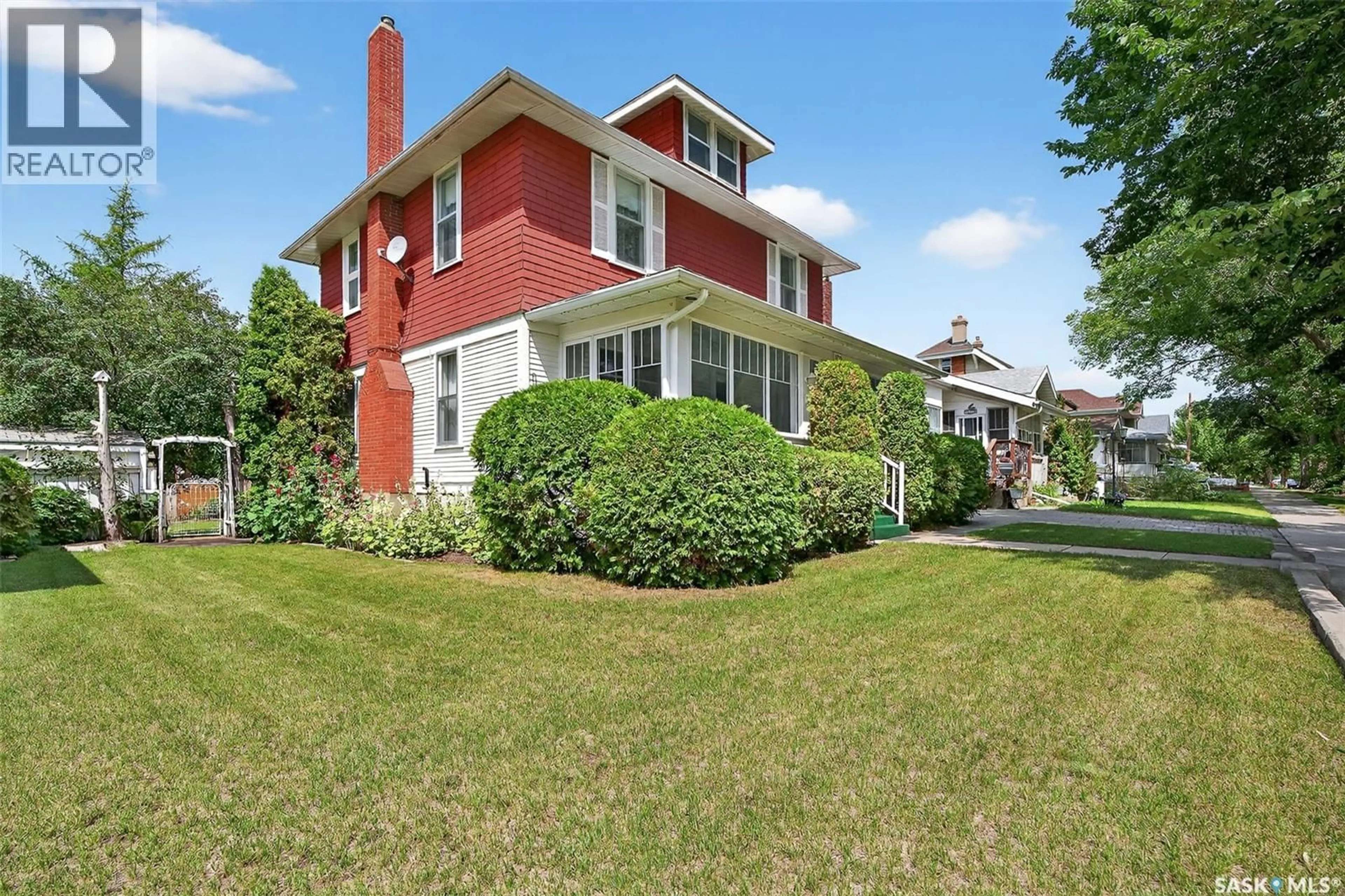 Home with brick exterior material, street for 1120 3RD AVENUE, Moose Jaw Saskatchewan S6H3V2