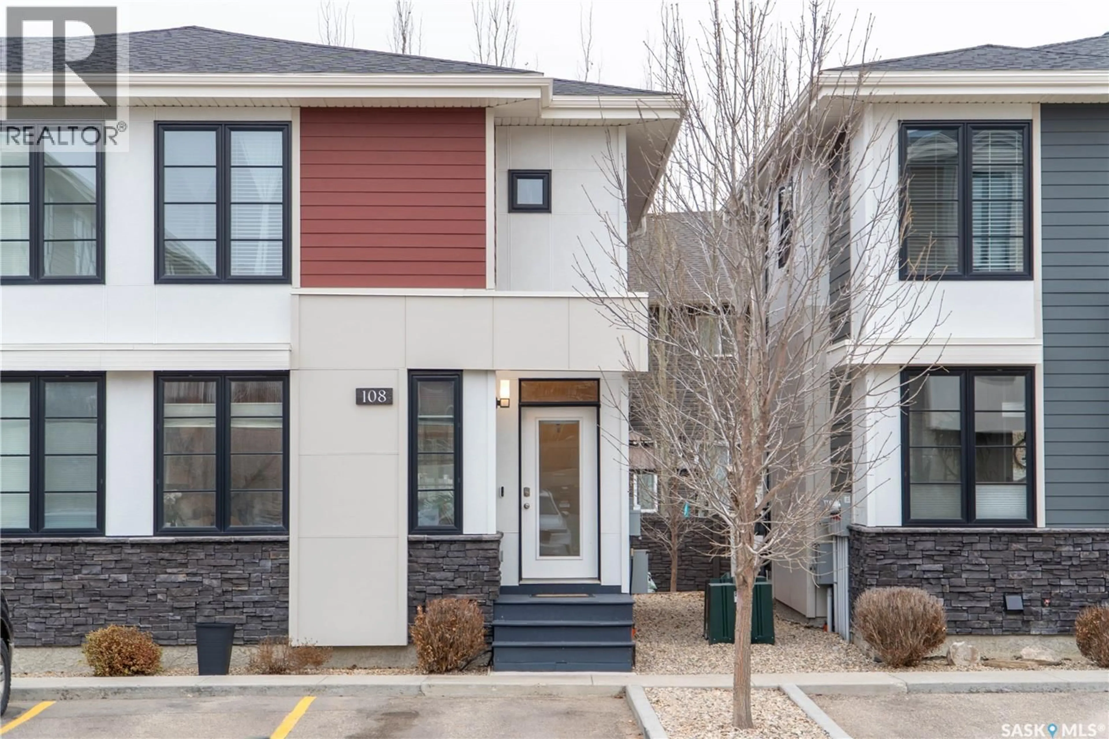 Home with brick exterior material, street for 108 - 3229 ELGAARD DRIVE, Regina Saskatchewan S4X0L2