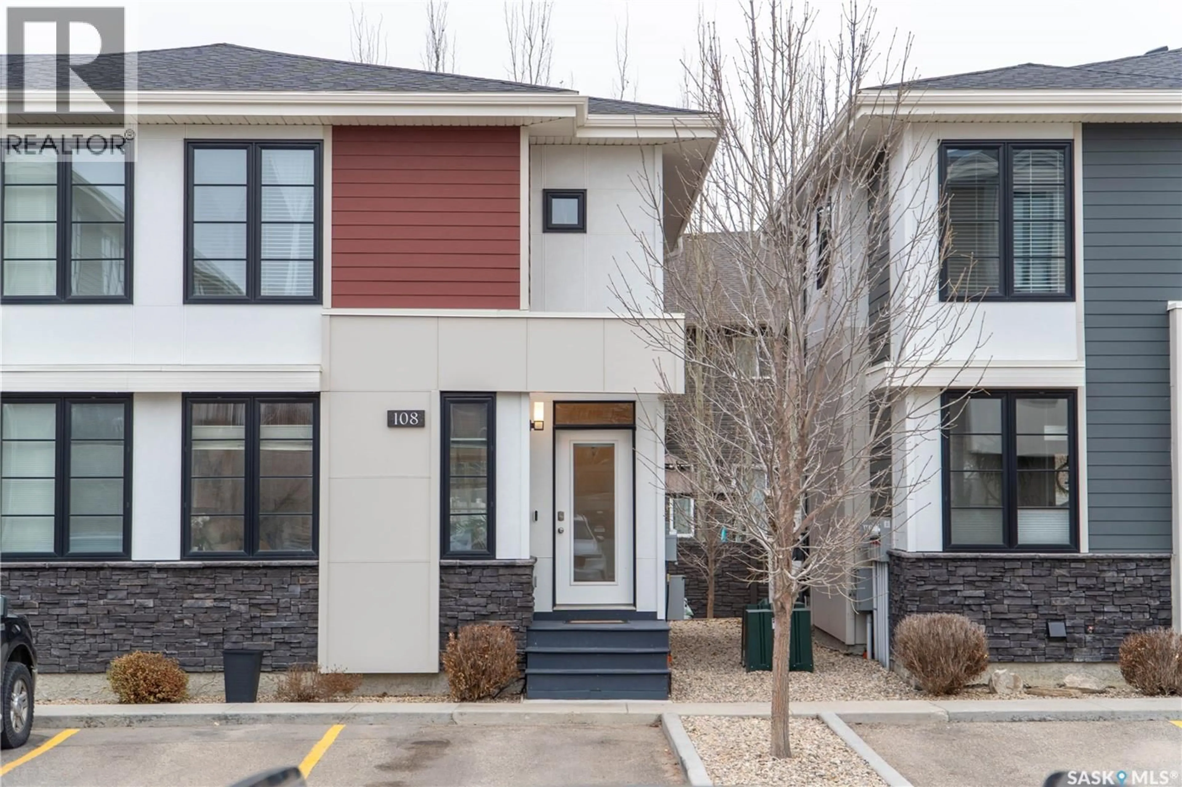 Home with brick exterior material, street for 108 - 3229 ELGAARD DRIVE, Regina Saskatchewan S4X0L2