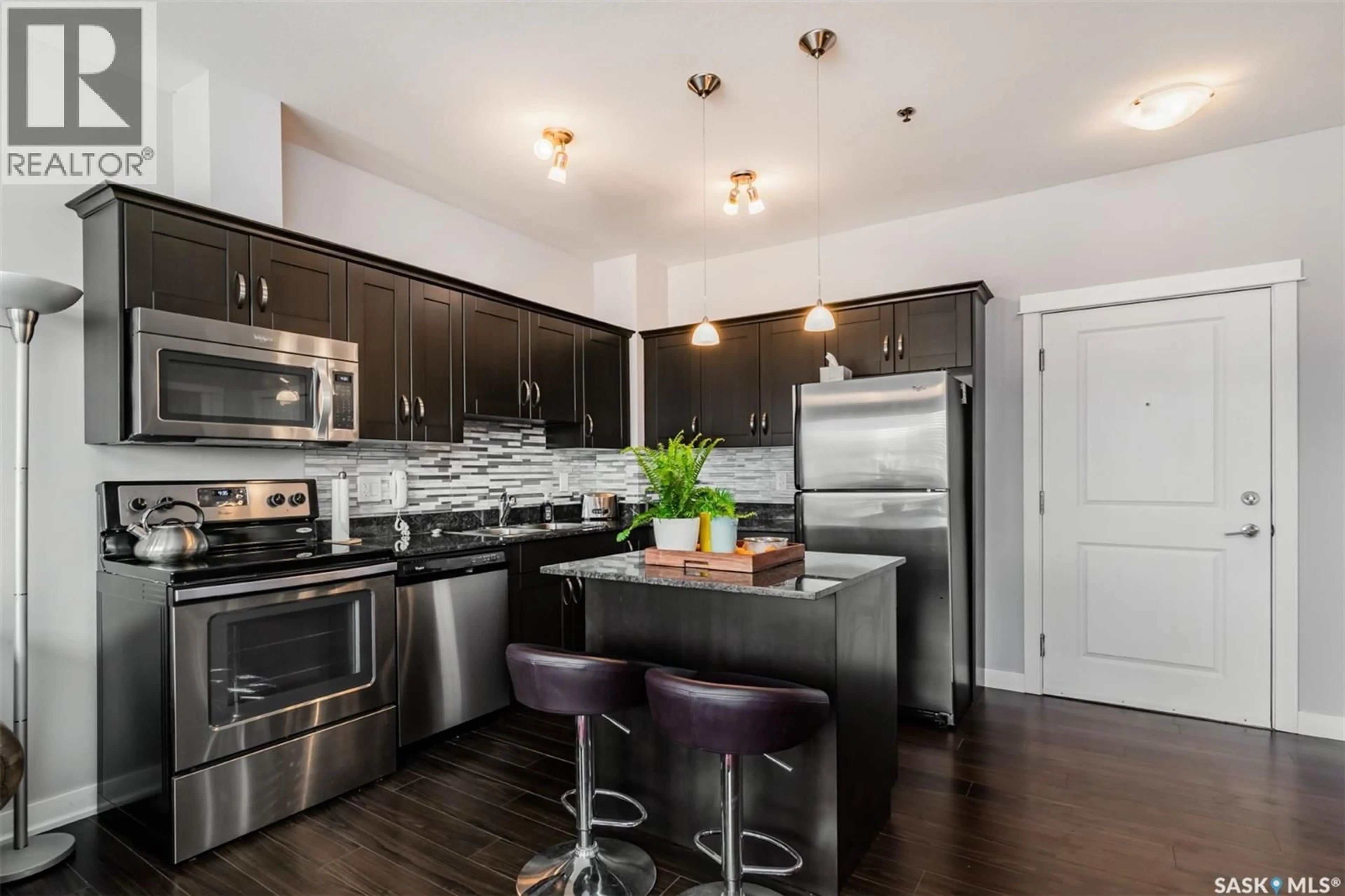 Open concept kitchen, unknown for 307 - 710 HART ROAD, Saskatoon Saskatchewan S7M1L2