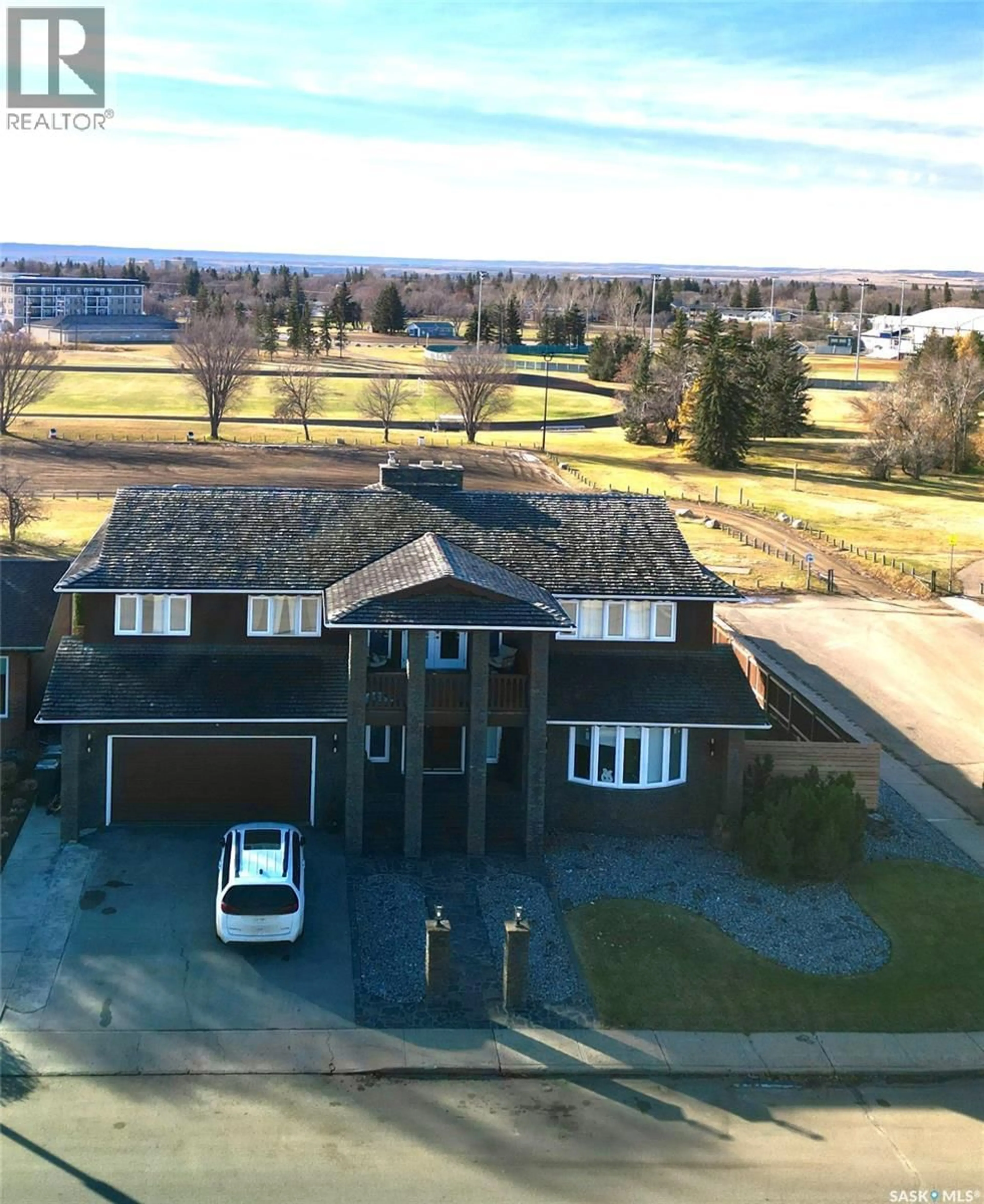 A pic from outside/outdoor area/front of a property/back of a property/a pic from drone, building for 2198 DOUGLAS AVENUE, North Battleford Saskatchewan S9A3M3