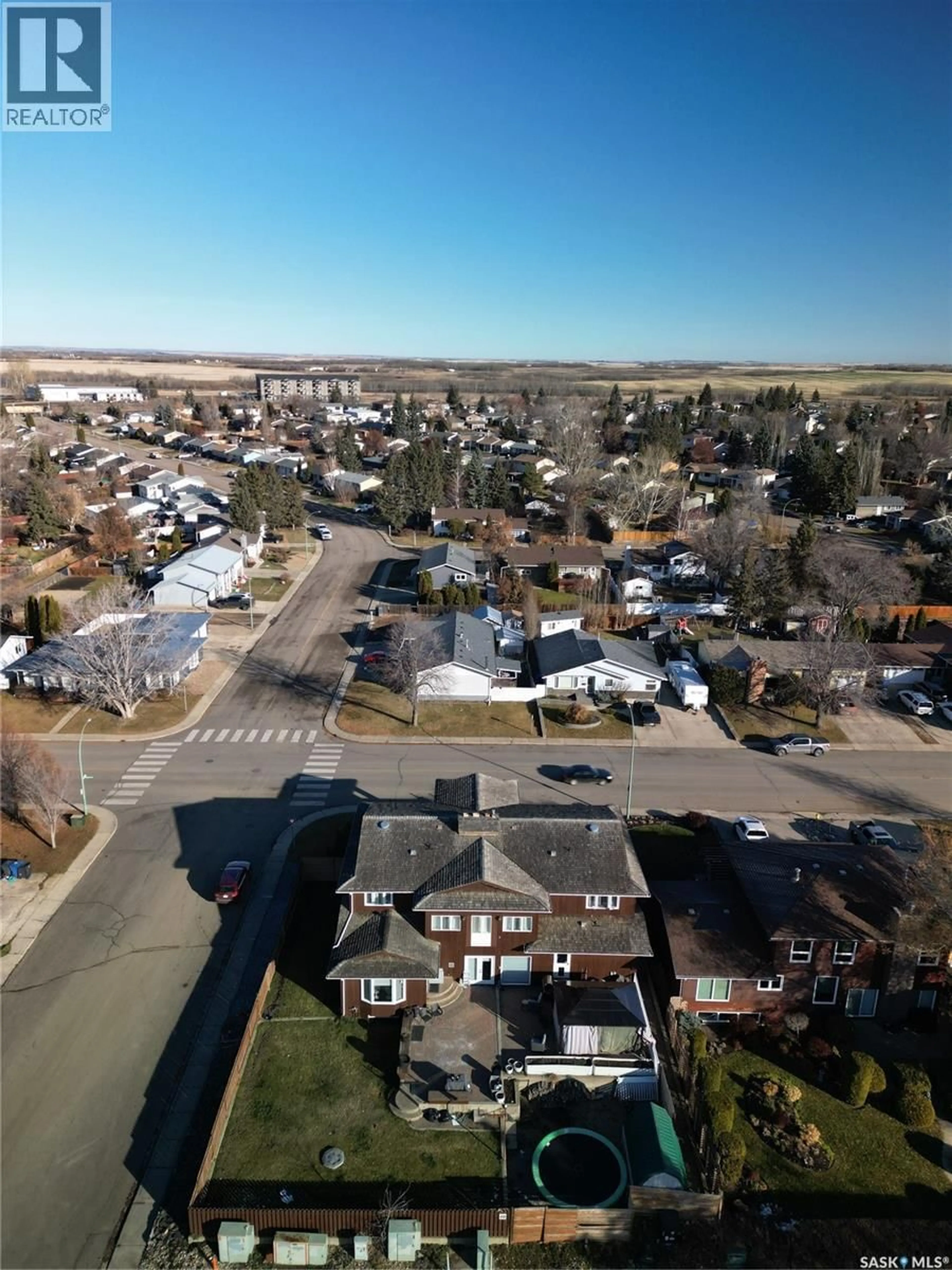 A pic from outside/outdoor area/front of a property/back of a property/a pic from drone, street for 2198 DOUGLAS AVENUE, North Battleford Saskatchewan S9A3M3