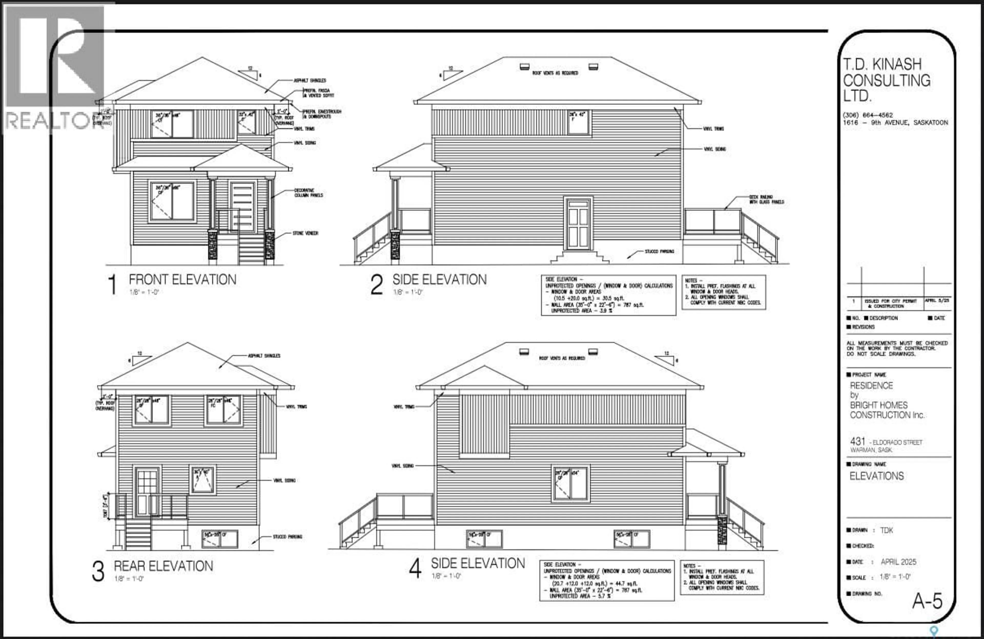 Floor plan for 431 ELDORADO STREET, Warman Saskatchewan S0K4S3