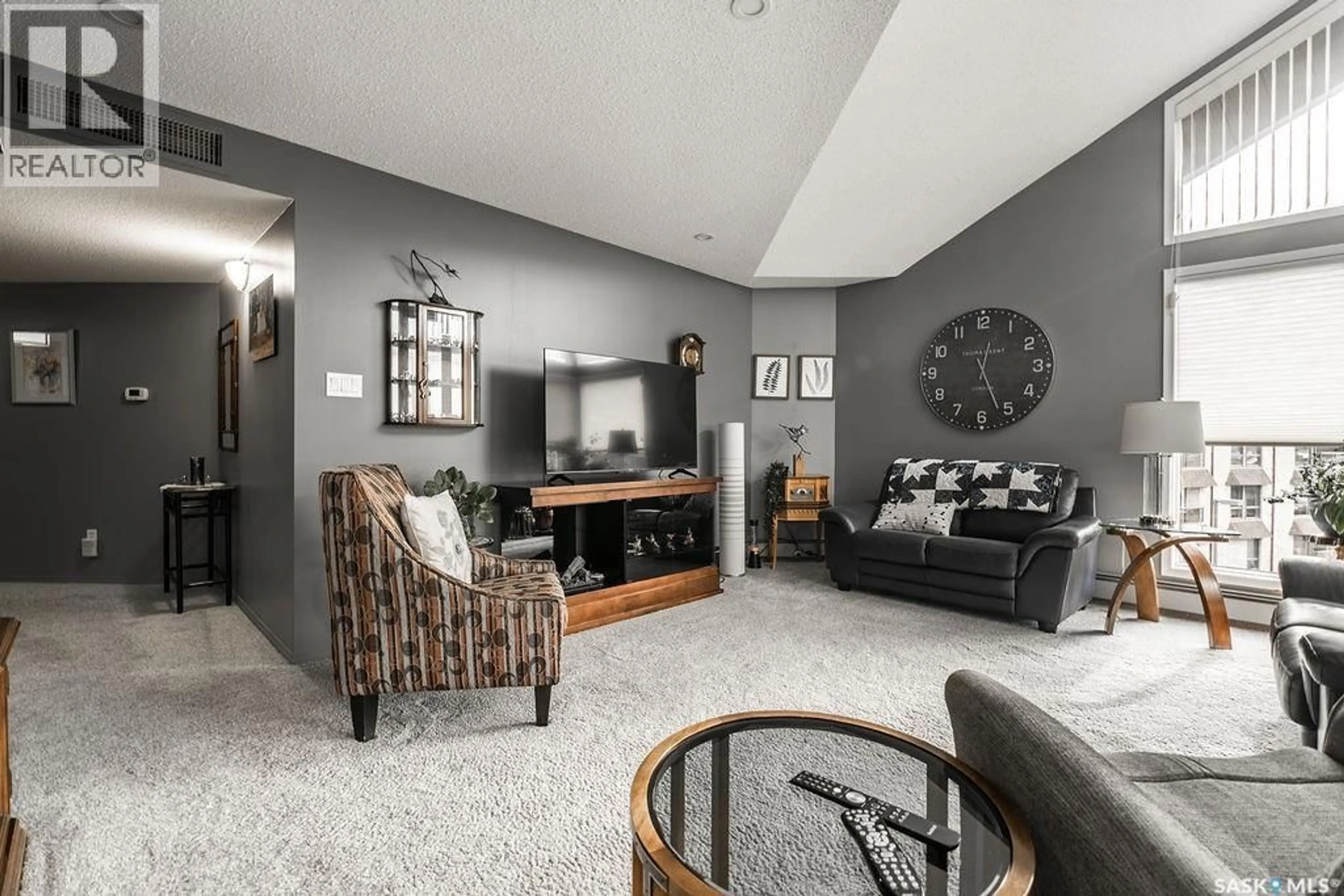 Living room with furniture, unknown for 2305 - 309 ADELAIDE STREET, Saskatoon Saskatchewan S7J5H6