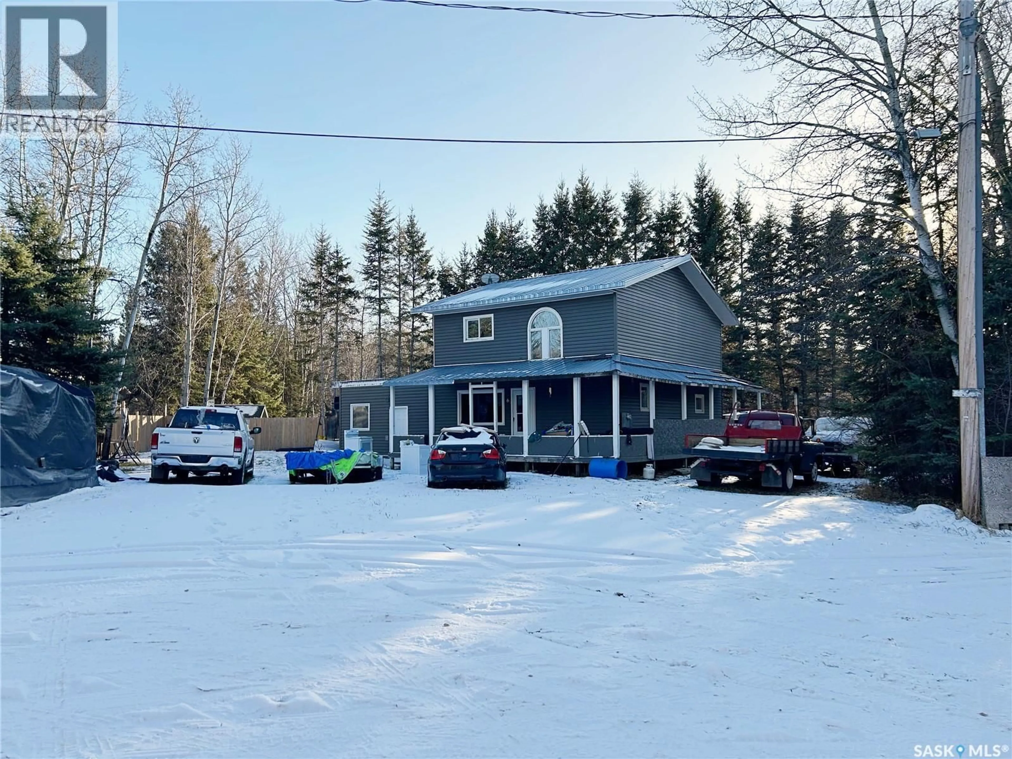 A pic from outside/outdoor area/front of a property/back of a property/a pic from drone, building for 6 JOANNE PLACE, Paddockwood Rm No. 520 Saskatchewan S0J0N0