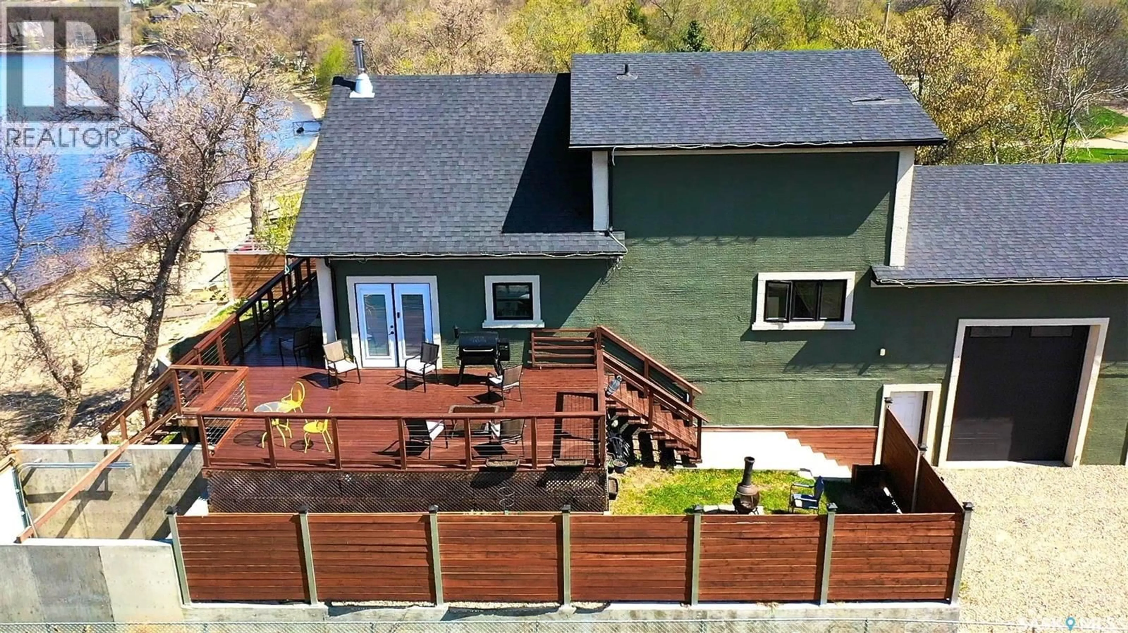 A pic from outside/outdoor area/front of a property/back of a property/a pic from drone, water/lake/river/ocean view for 152 CRIDDLE AVENUE, Crooked Lake Saskatchewan S0G5L0