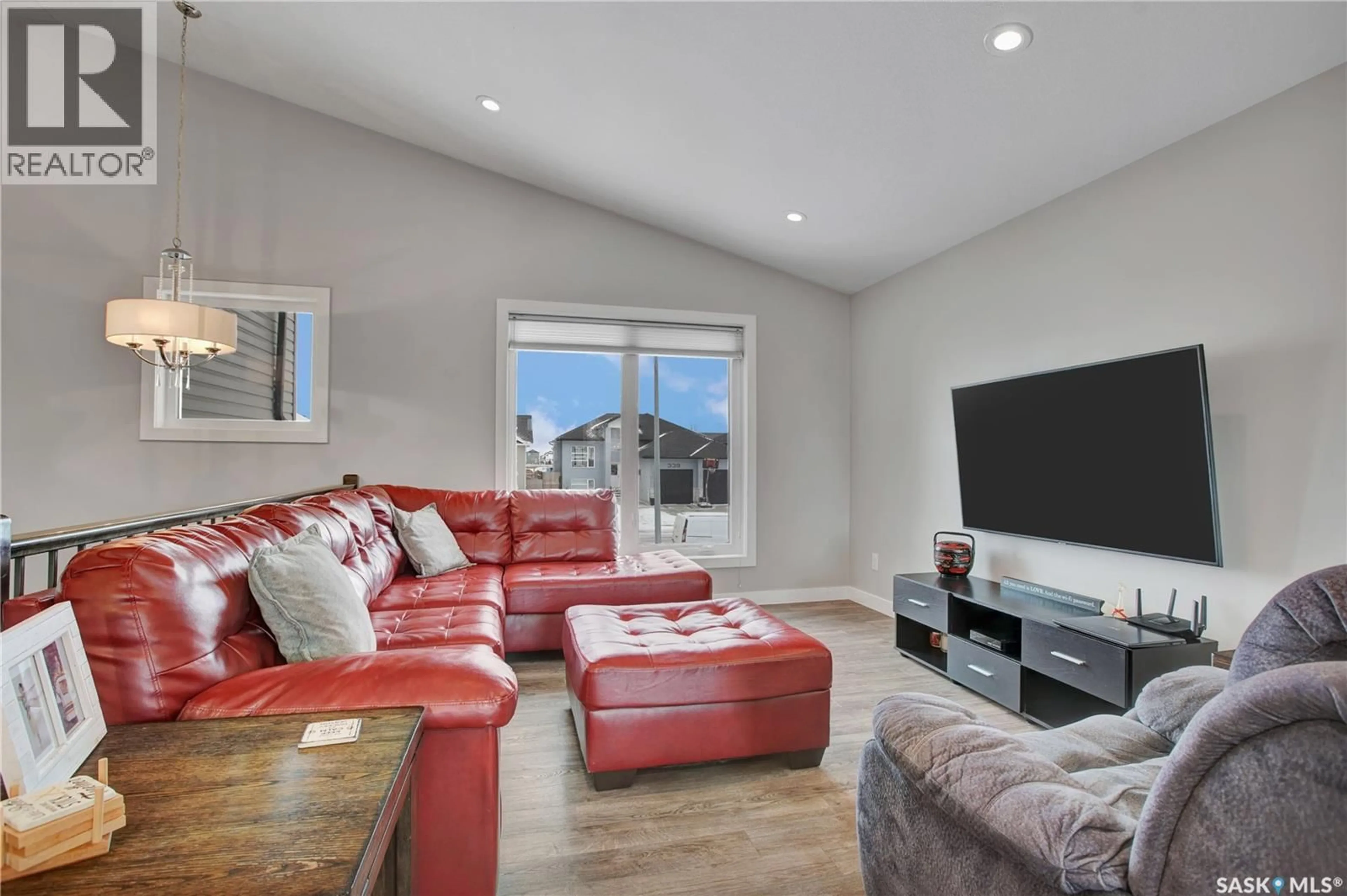 Living room with furniture, unknown for 340 HAICHERT STREET, Warman Saskatchewan S0K4S3