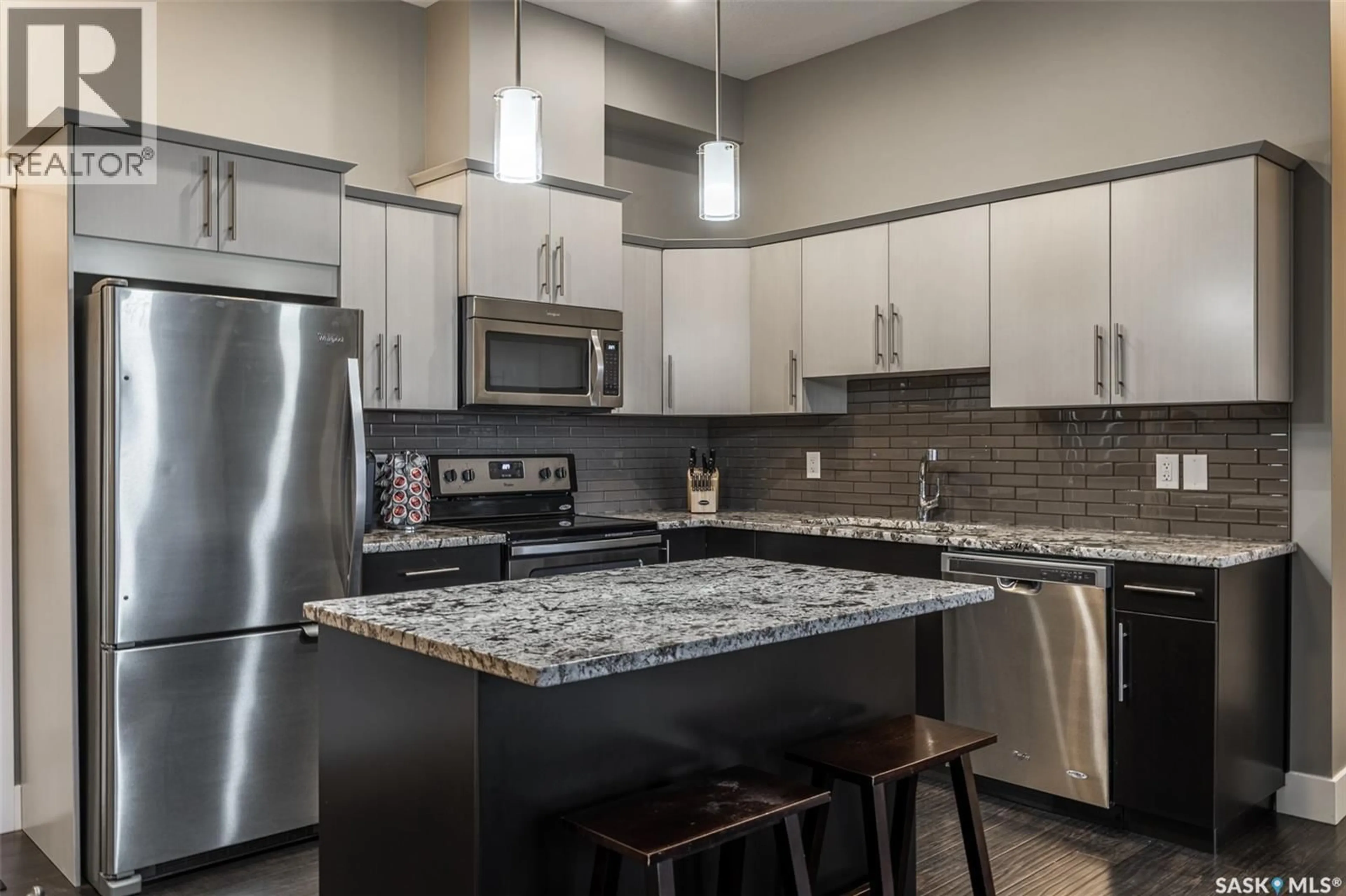 Open concept kitchen, unknown for 415 - 307 MANINGAS BEND, Saskatoon Saskatchewan S7S1N1