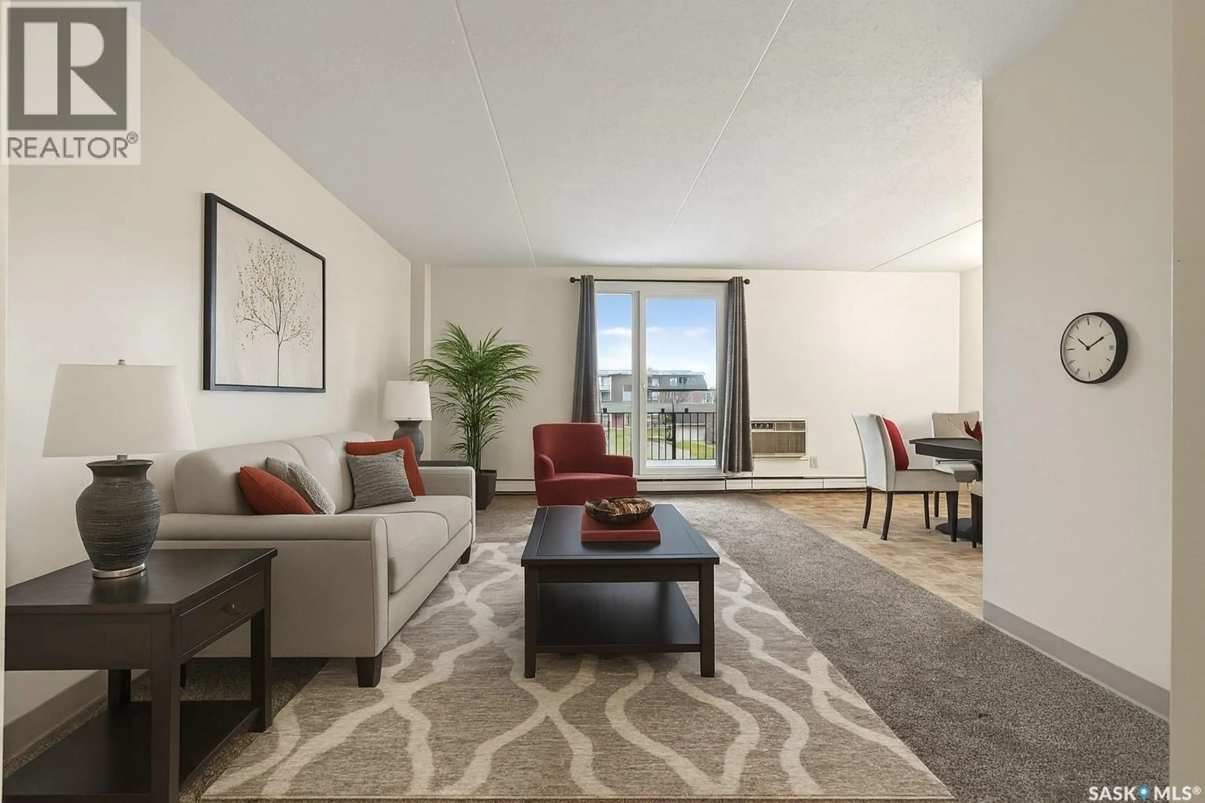 Living room with furniture, carpet floor for 32 27 CENTENNIAL STREET, Regina Saskatchewan S4S6P8