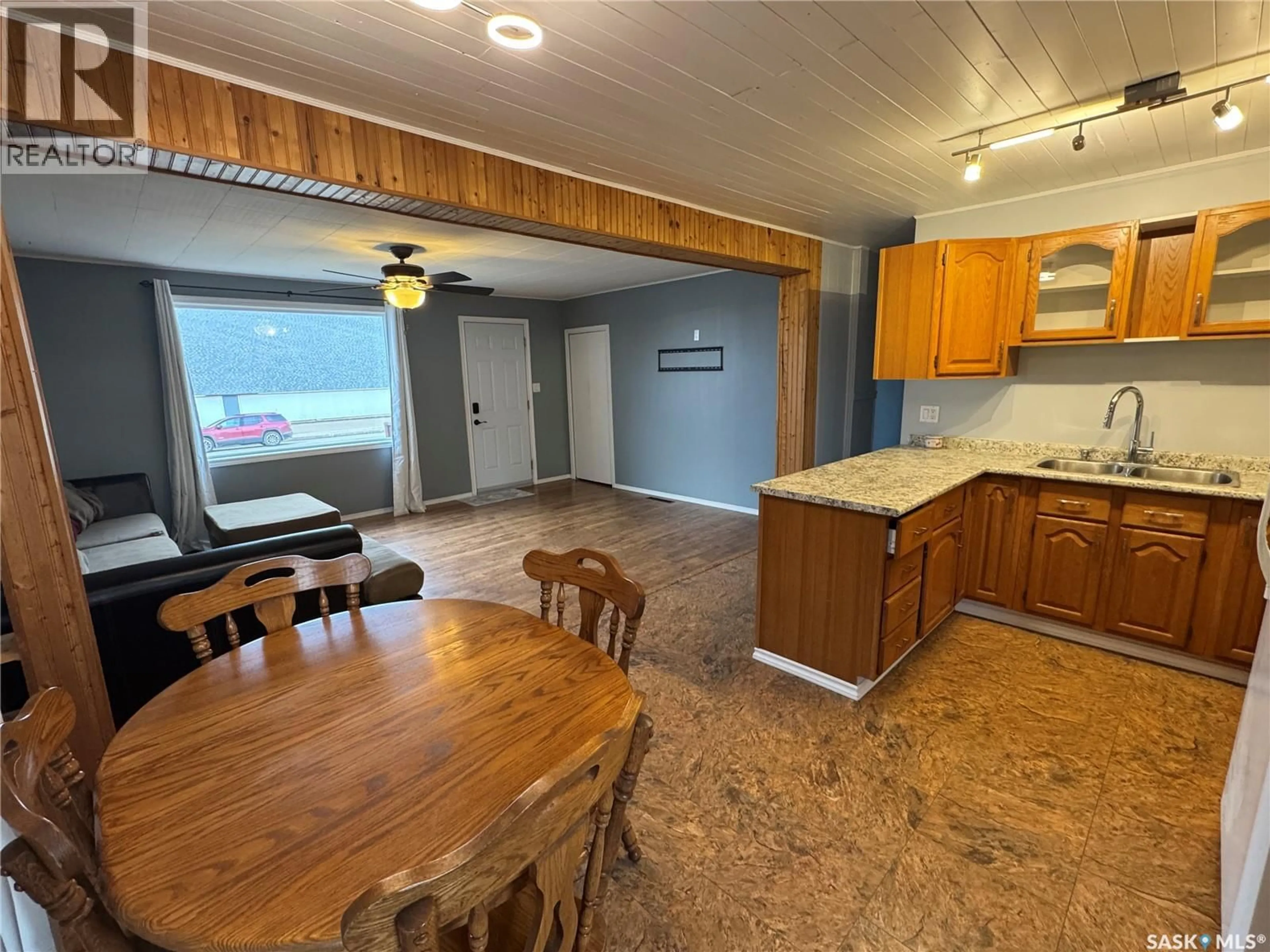Open concept kitchen, unknown for 413 2ND AVENUE, Biggar Saskatchewan S0K0M0