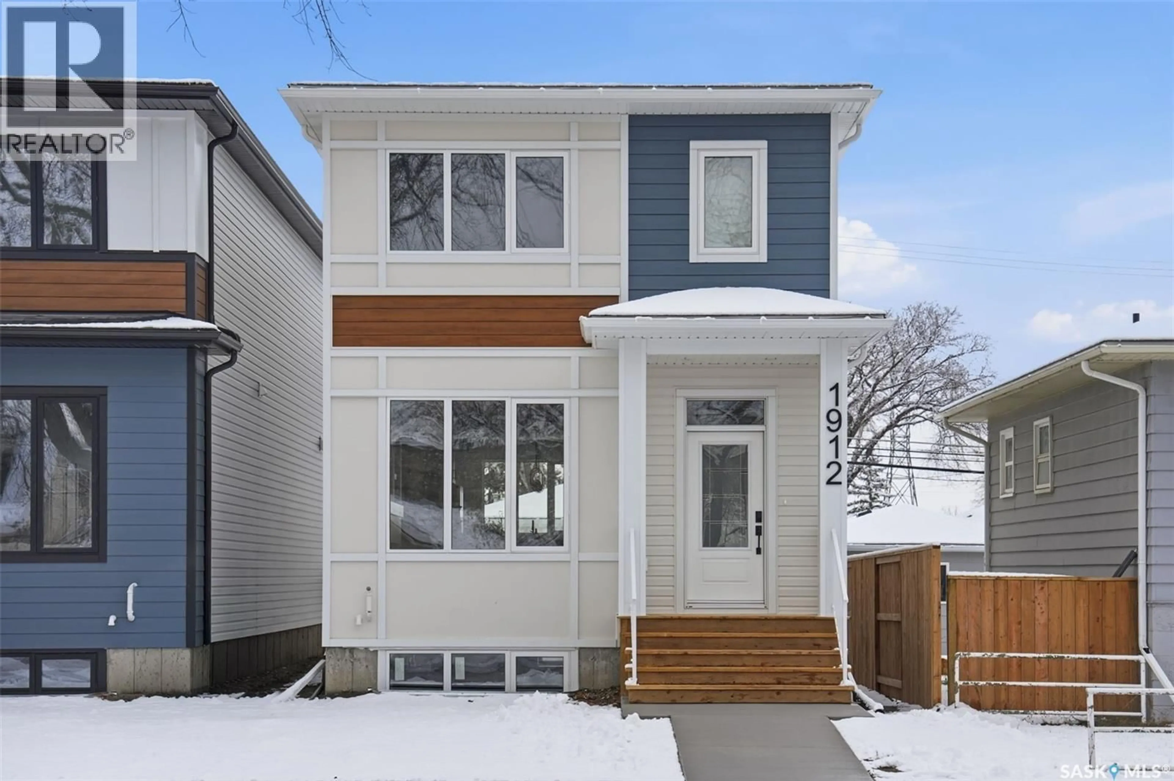Home with brick exterior material, street for 1912 HERMAN AVENUE, Saskatoon Saskatchewan S7M0M8