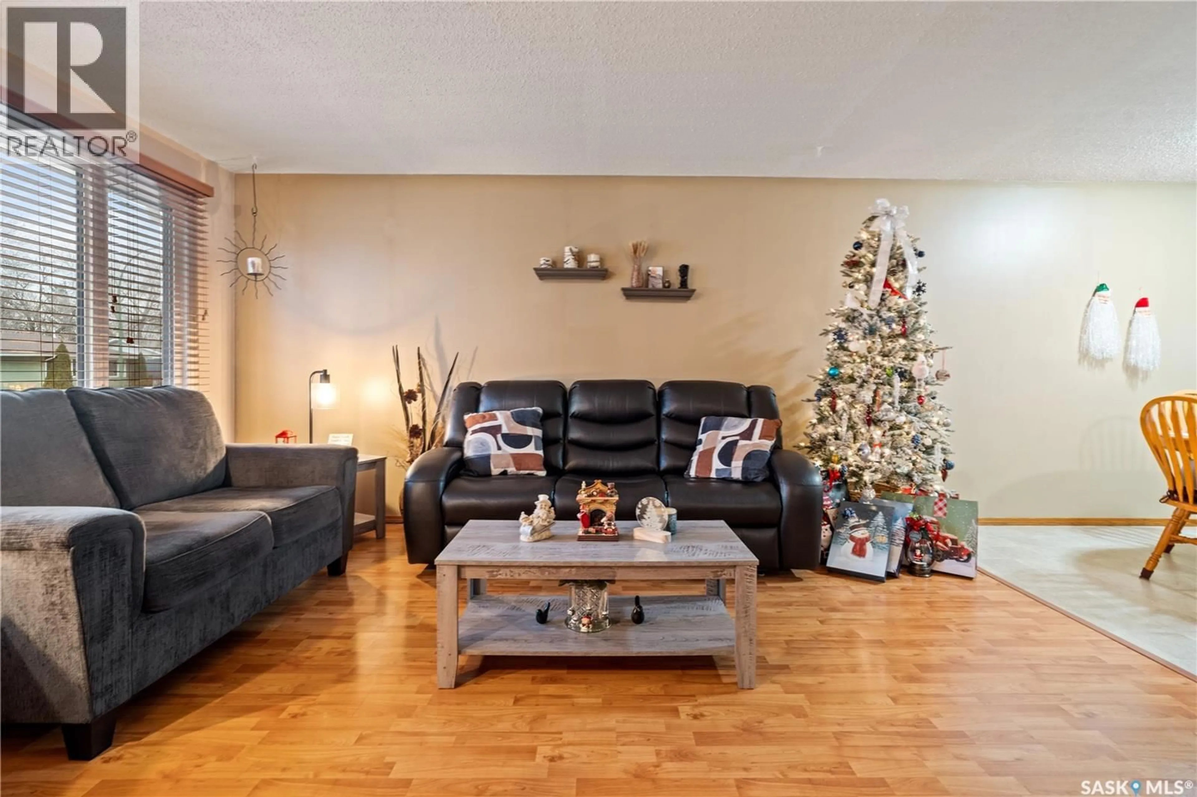 Living room with furniture, wood/laminate floor for 126 CHURCH DRIVE, Regina Saskatchewan S4X1P8
