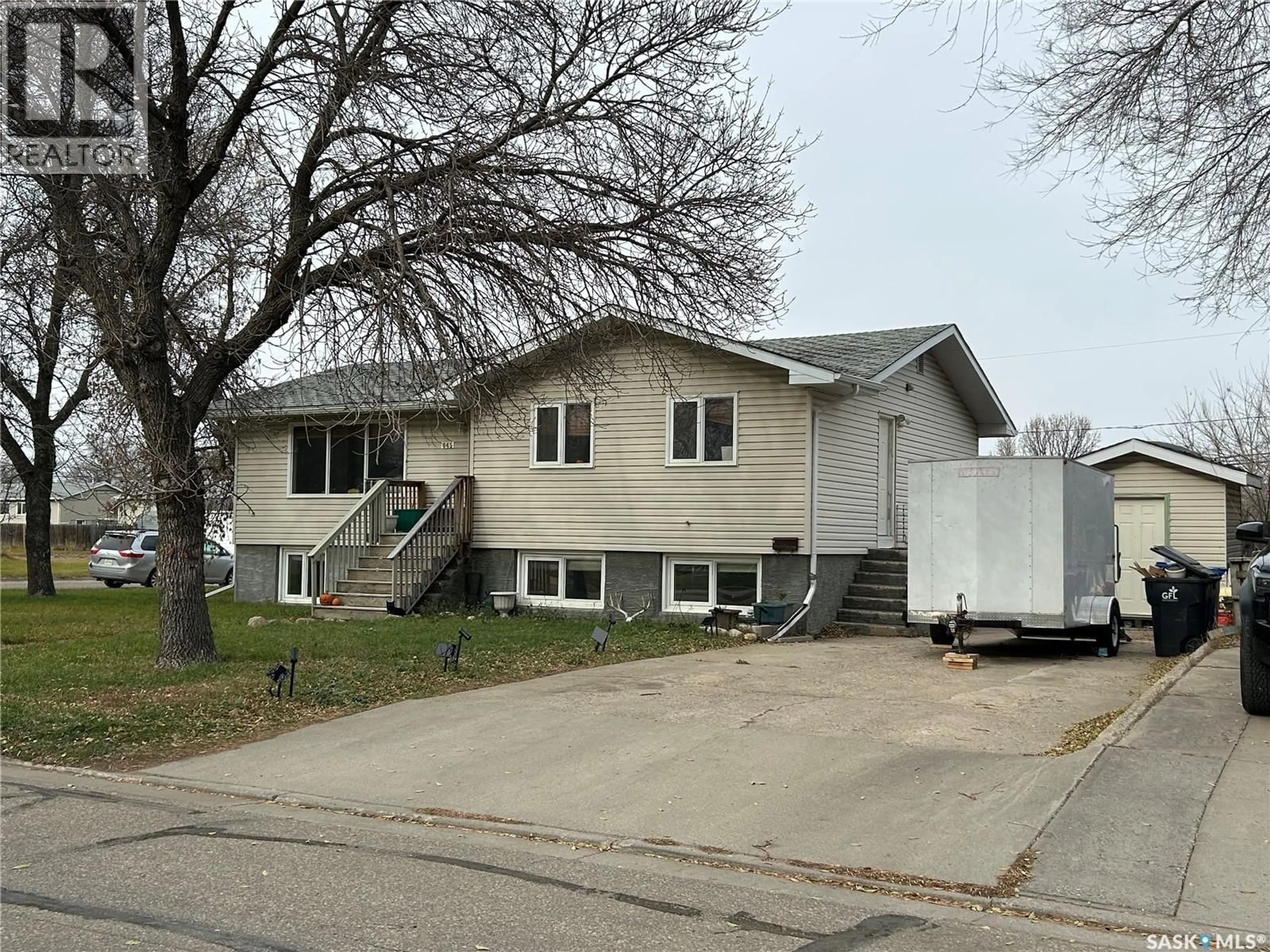 Home with vinyl exterior material, street for 645 ISABELLE STREET, Estevan Saskatchewan S4A1P6
