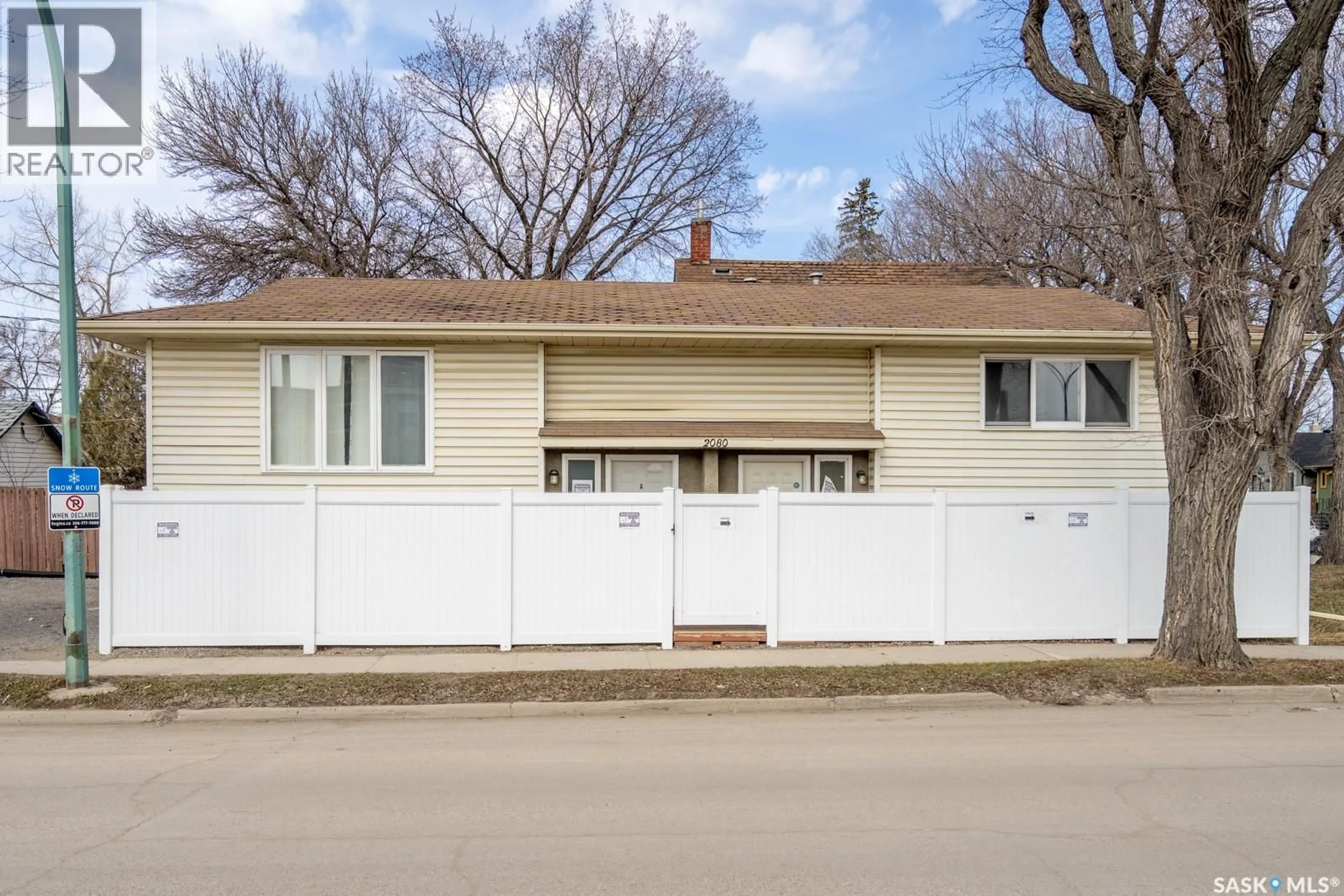 Home with vinyl exterior material, street for A+B - 2080 OTTAWA STREET, Regina Saskatchewan S4P1P8