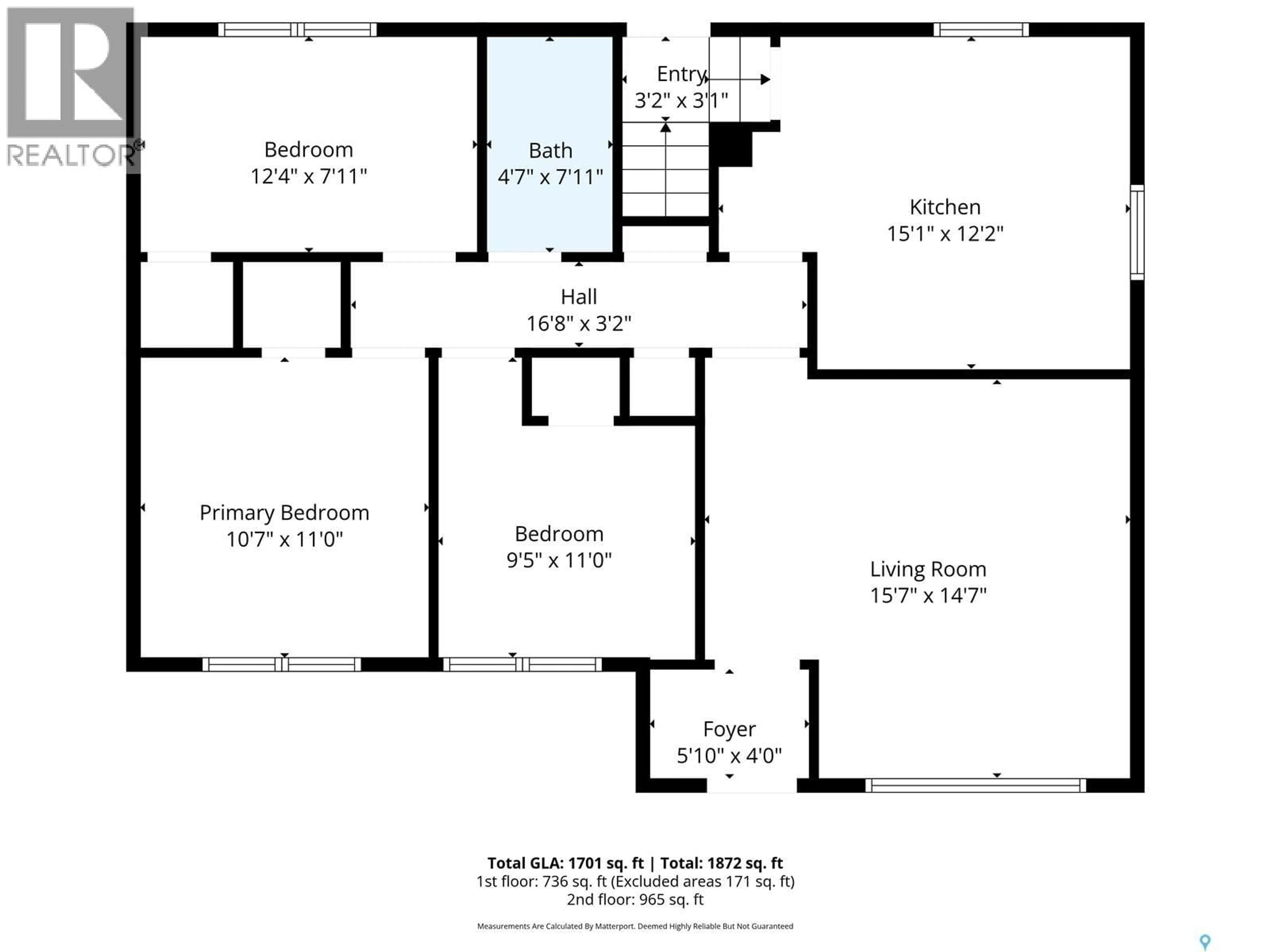 Floor plan for 1222 10TH STREET E, Saskatoon Saskatchewan S7H0H9