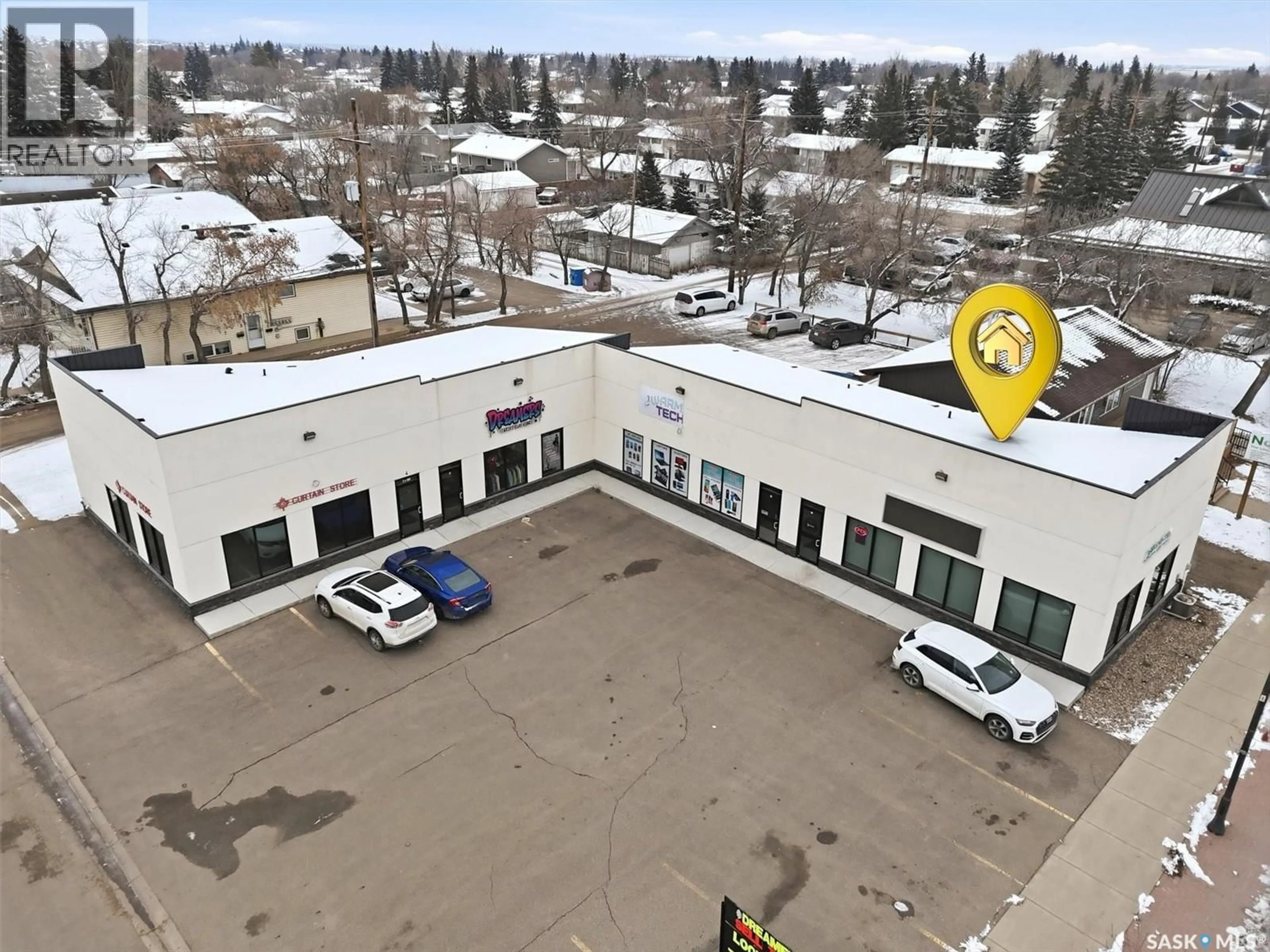 A pic from outside/outdoor area/front of a property/back of a property/a pic from drone, building for W - 4 212 CENTRAL STREET, Warman Saskatchewan S0K0A1