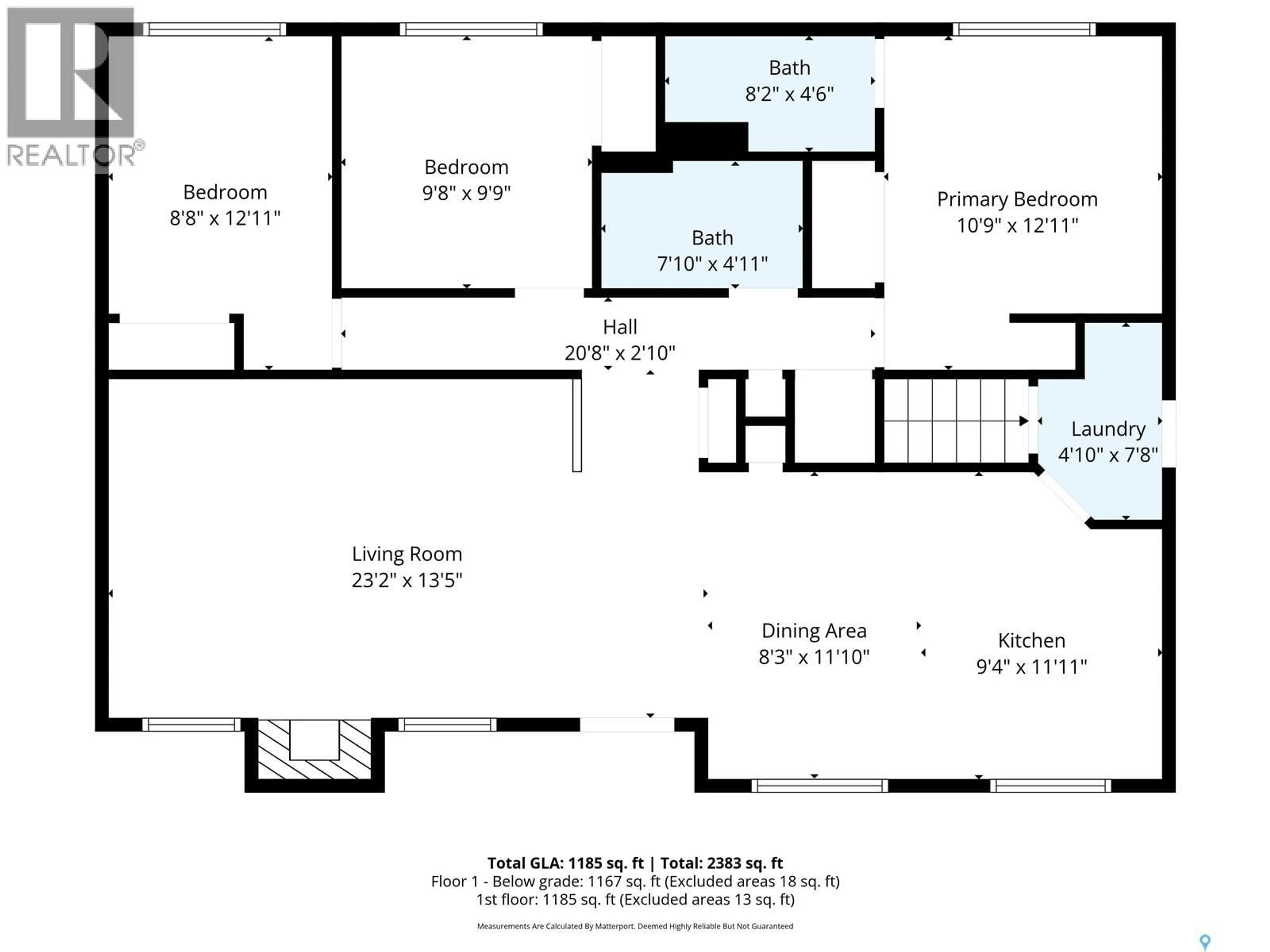 Floor plan for 1804 WILSON CRESCENT, Saskatoon Saskatchewan S7J2N9