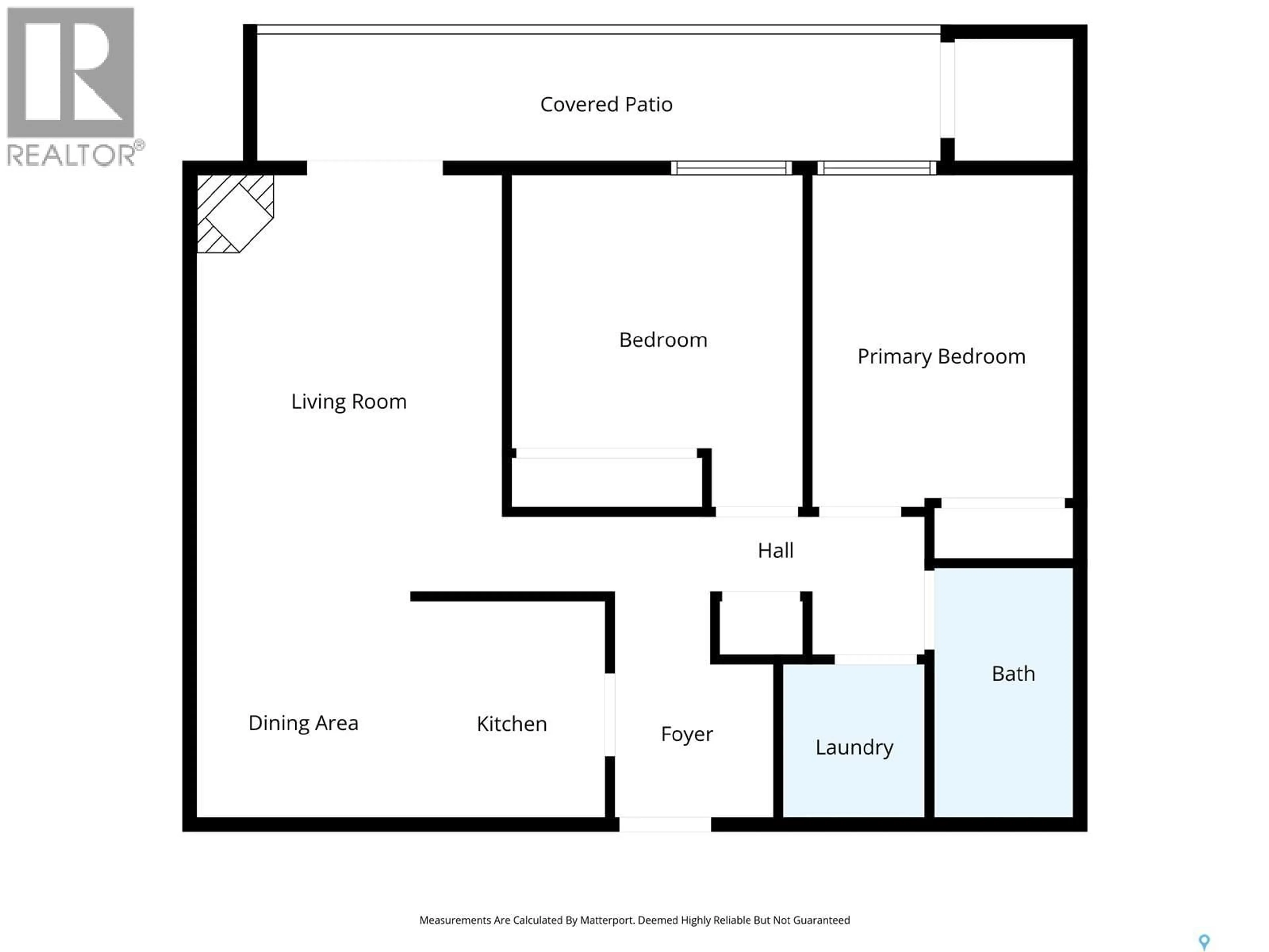 Floor plan for 105B - 4040 8TH STREET, Saskatoon Saskatchewan S7H5L4