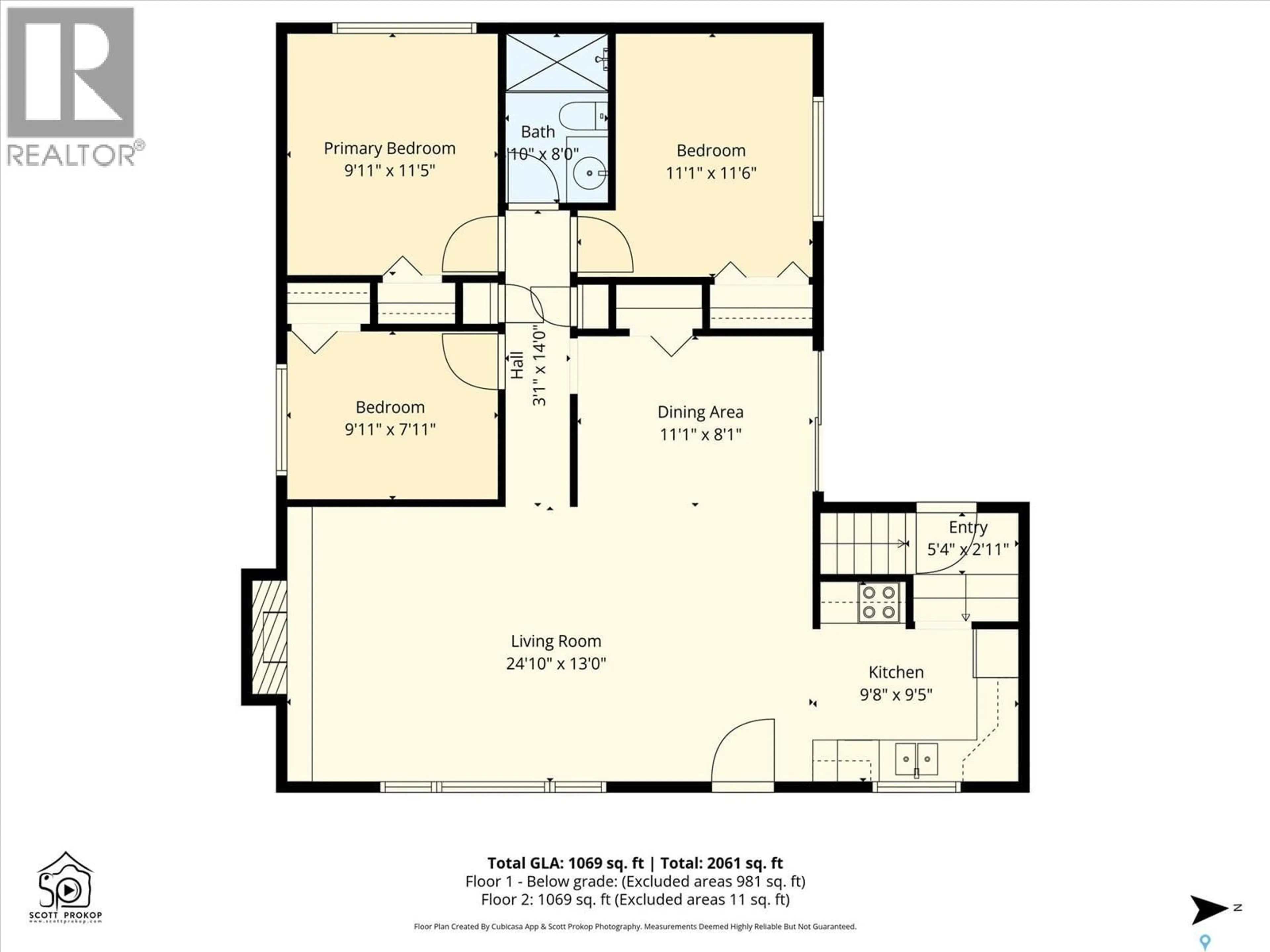 Floor plan for 2230 ST PATRICK AVENUE, Saskatoon Saskatchewan S7M0L3