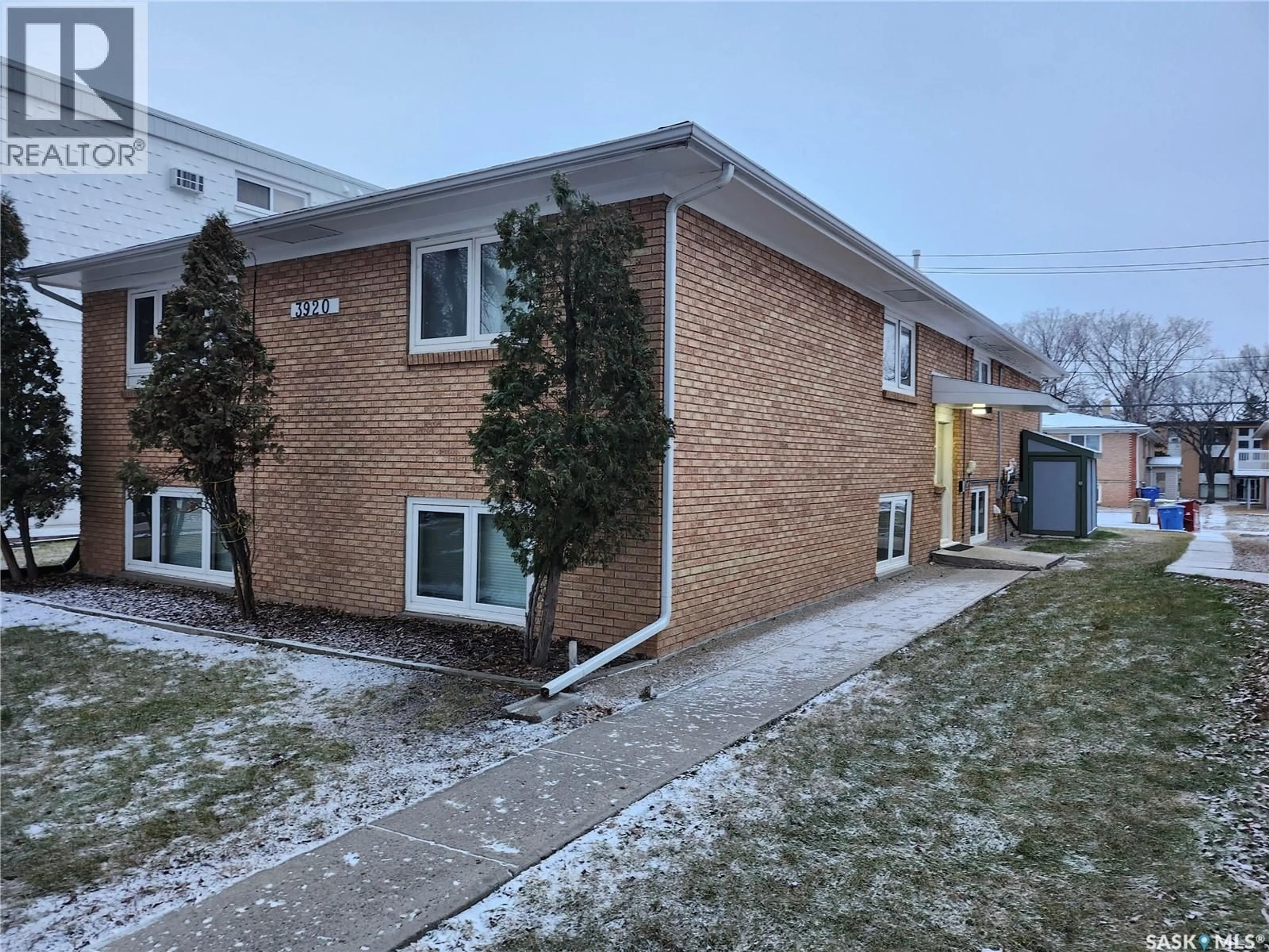 Home with brick exterior material, street for 3920 RETALLACK STREET, Regina Saskatchewan S4S3B9