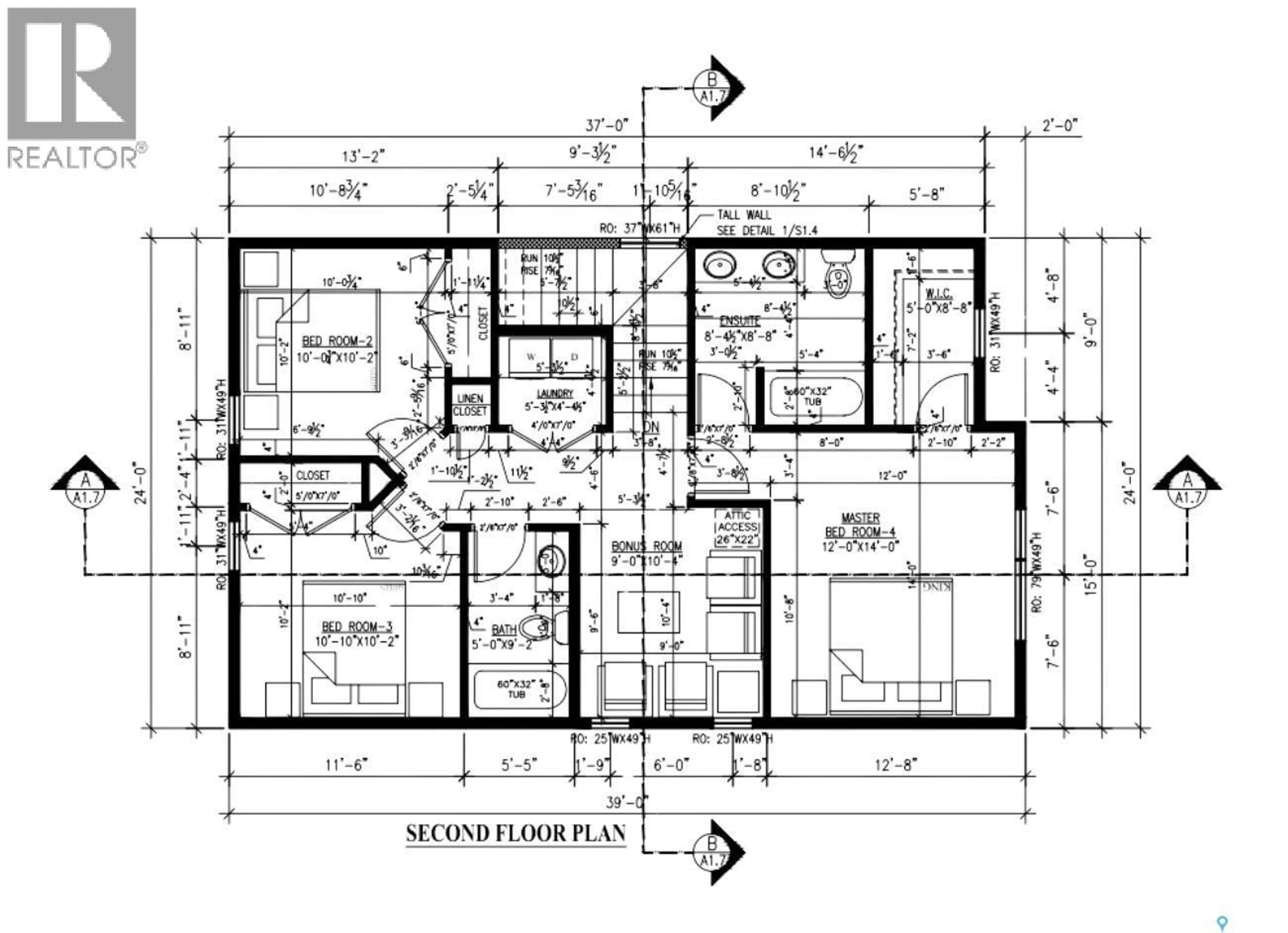 Floor plan for 1138 POLEY STREET, Regina Saskatchewan S4R8H3
