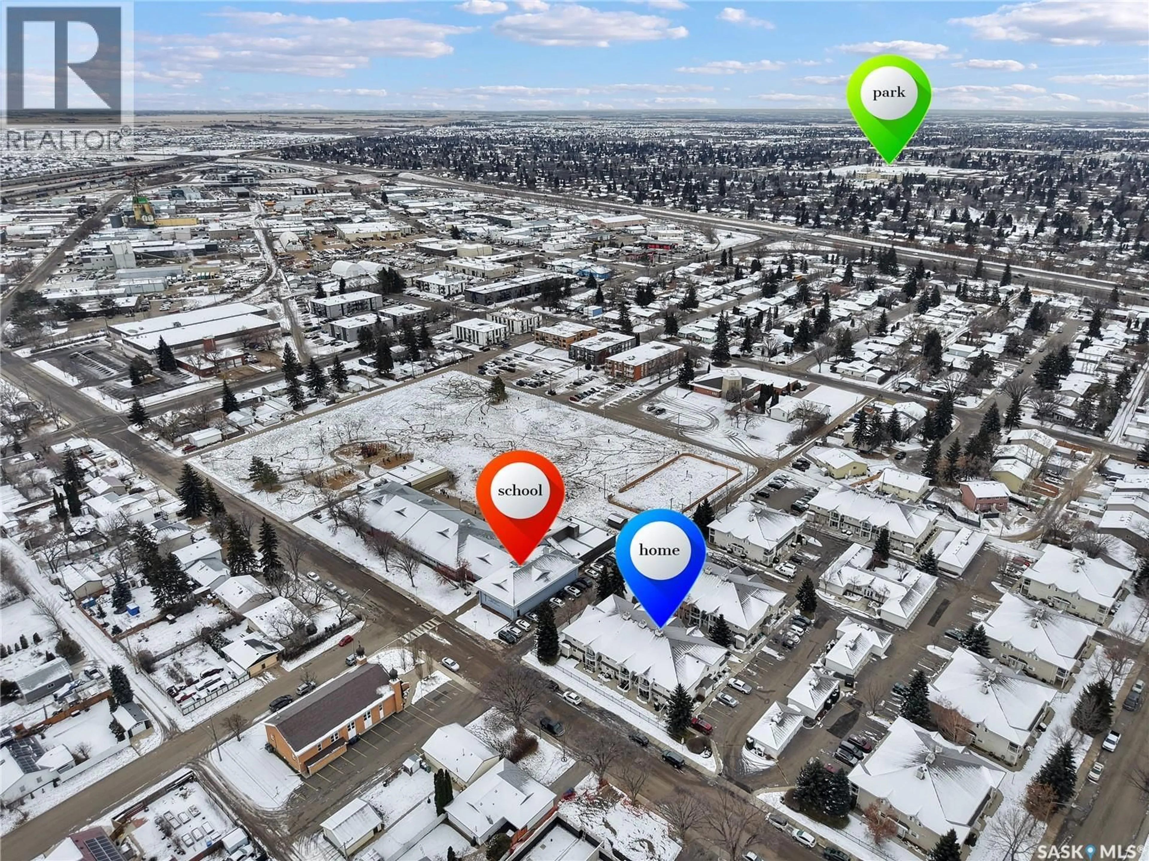 Picture of a map for 204F 141 105TH STREET, Saskatoon Saskatchewan S7N1N3