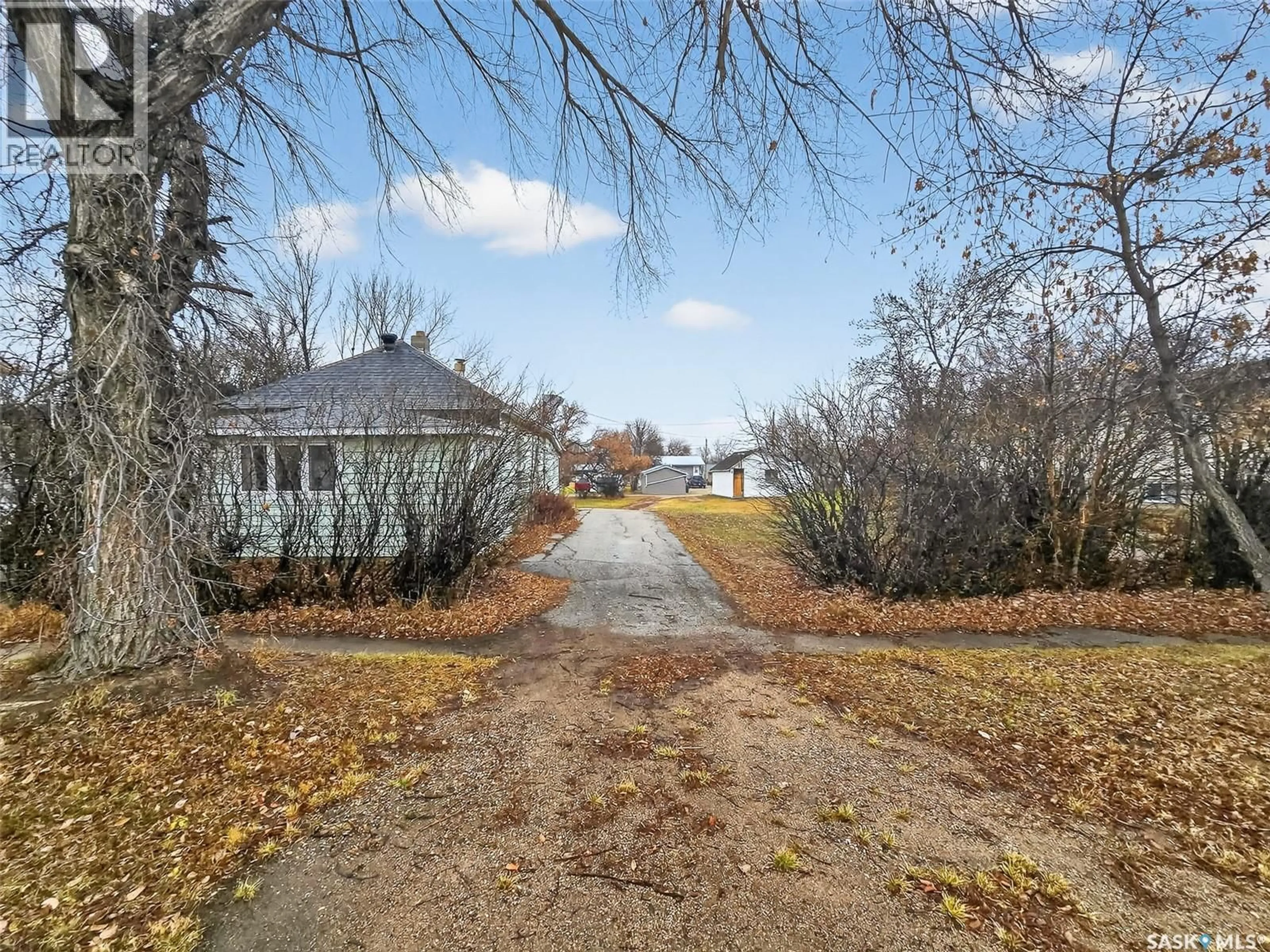 A pic from outside/outdoor area/front of a property/back of a property/a pic from drone, street for 152 & 162 3RD AVENUE, Central Butte Saskatchewan S0H0T0