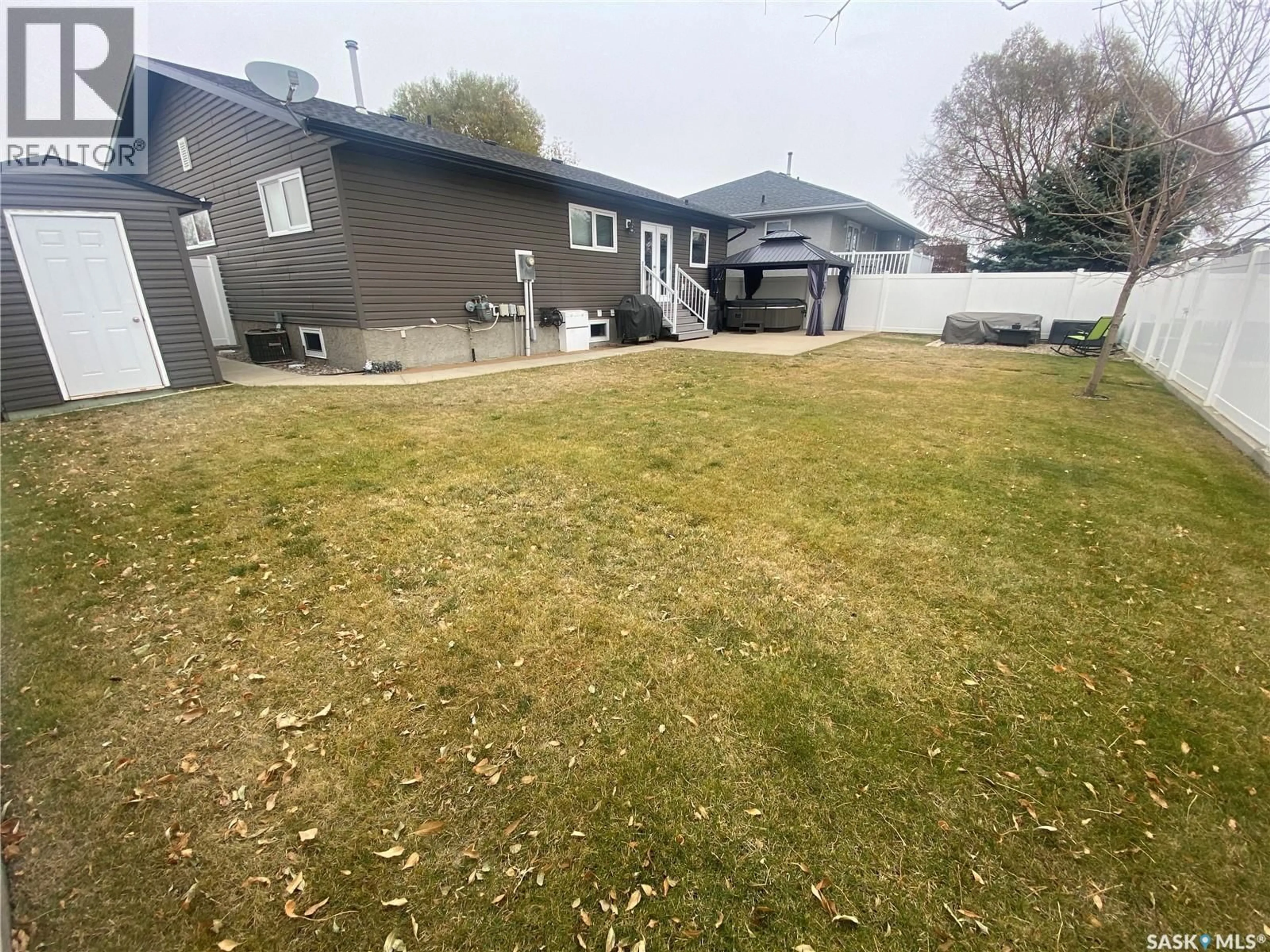 A pic from outside/outdoor area/front of a property/back of a property/a pic from drone, unknown for 396 PETTERSON DRIVE, Estevan Saskatchewan S4A2P4