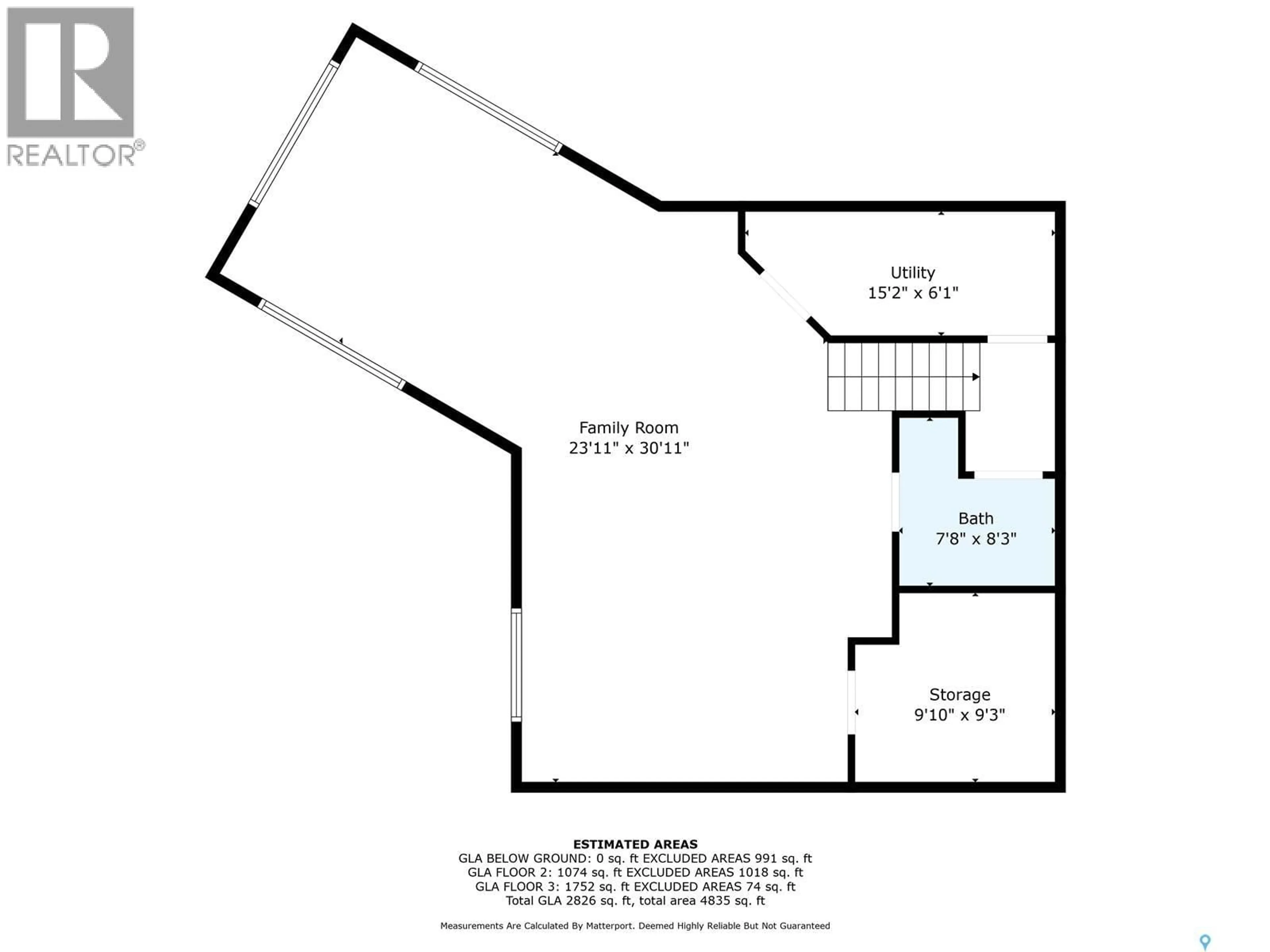Floor plan for LAMONT ACREAGE, Wreford Rm No. 280 Saskatchewan S0G2J0