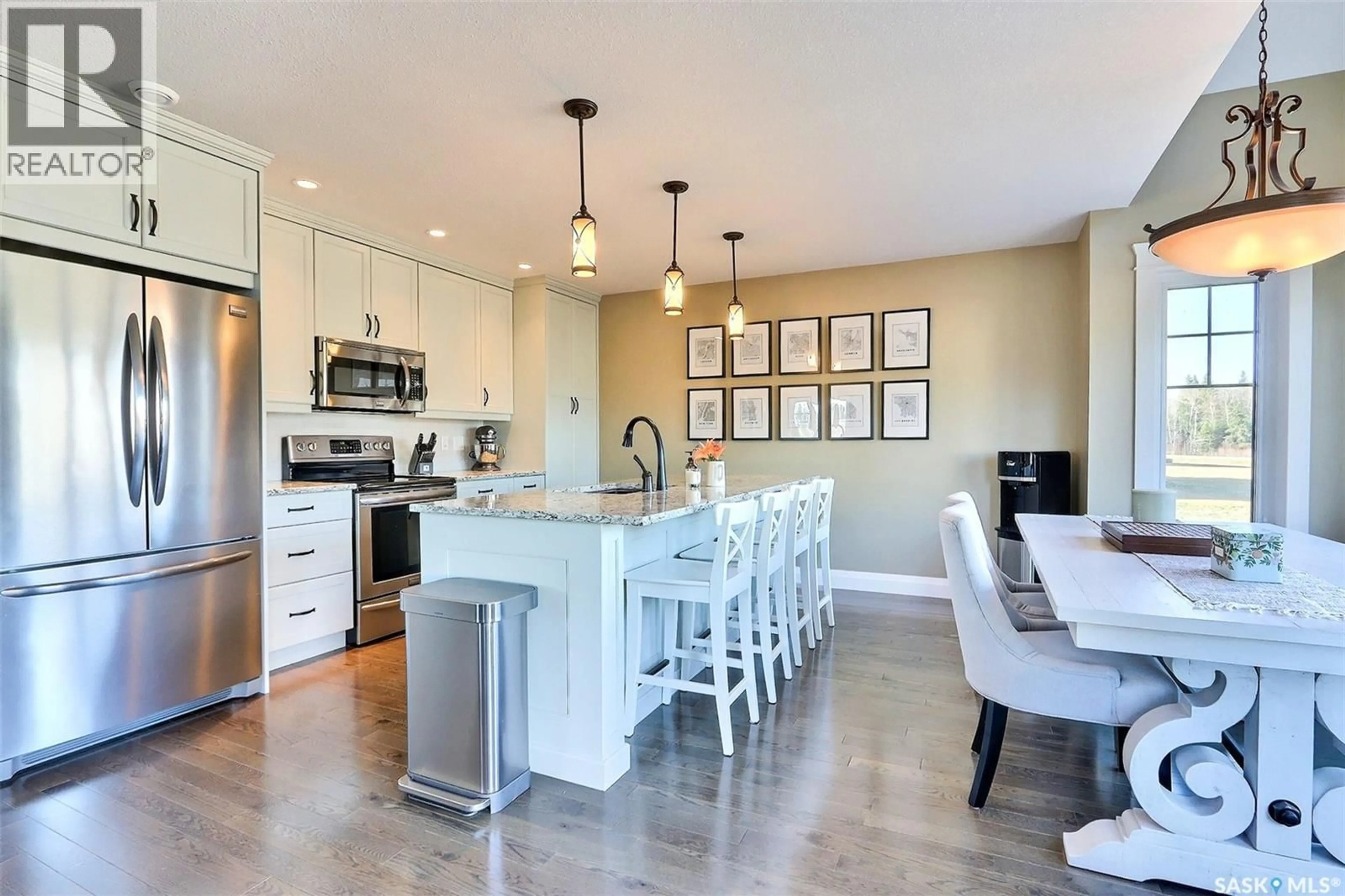 Open concept kitchen, ceramic/tile floor for 8 101 NEIS ACCESS ROAD, Lakeland Rm No. 521 Saskatchewan S0J0N0