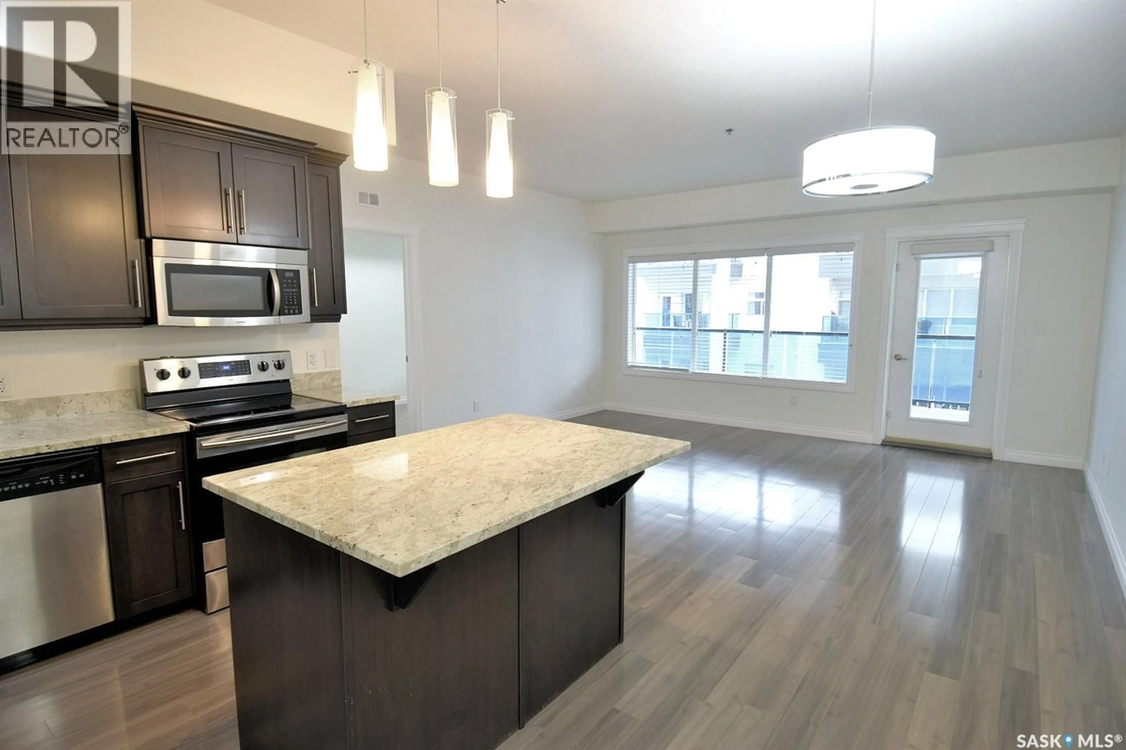 Open concept kitchen, unknown for 419 - 307 NELSON ROAD, Saskatoon Saskatchewan S7S1P2