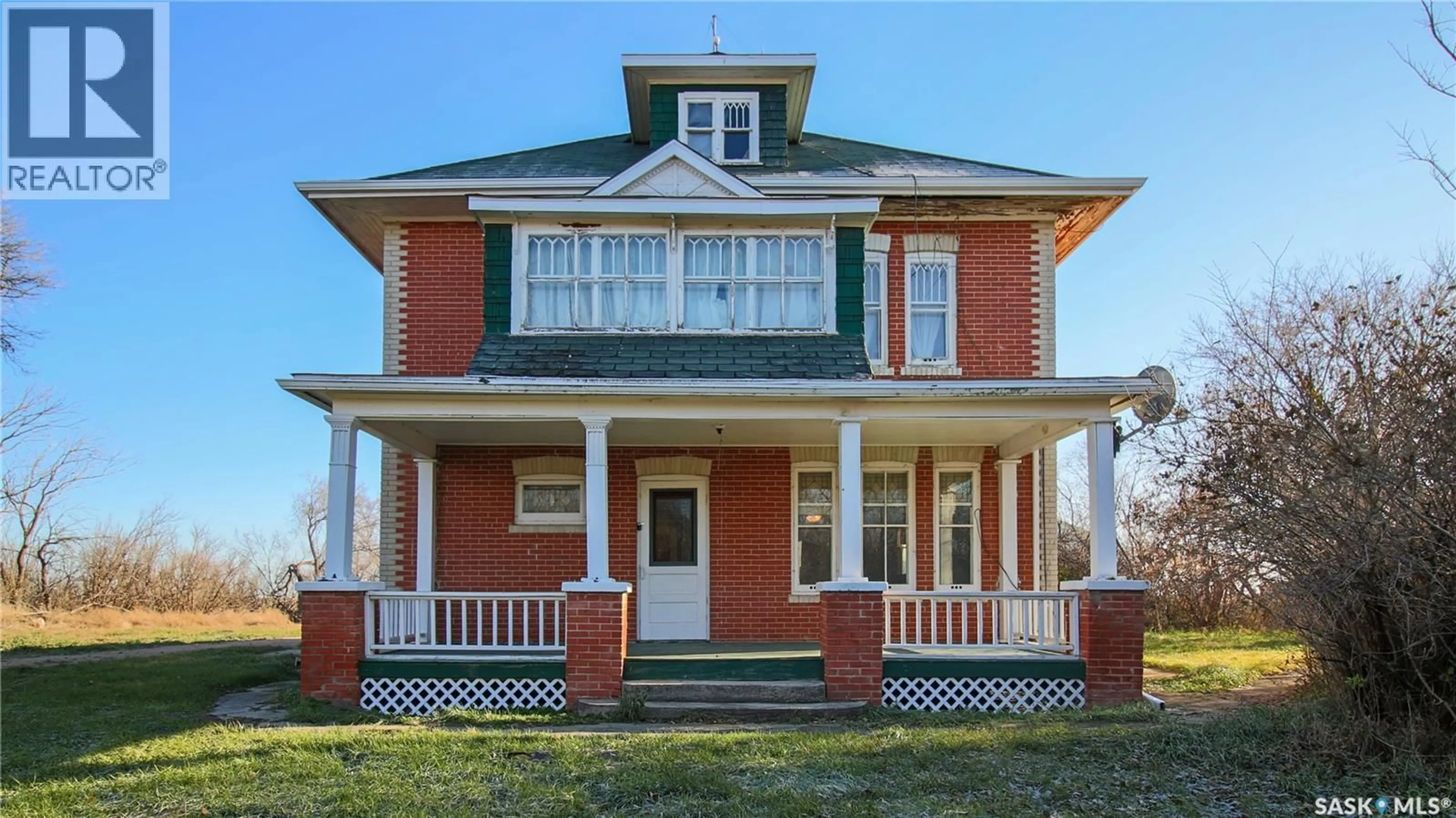 Home with brick exterior material, building for more or less - 12.56 HAMILTON HOUSE ACREAGE, Last Mountain Valley RM No. 250 Saskatchewan S0G0Z0