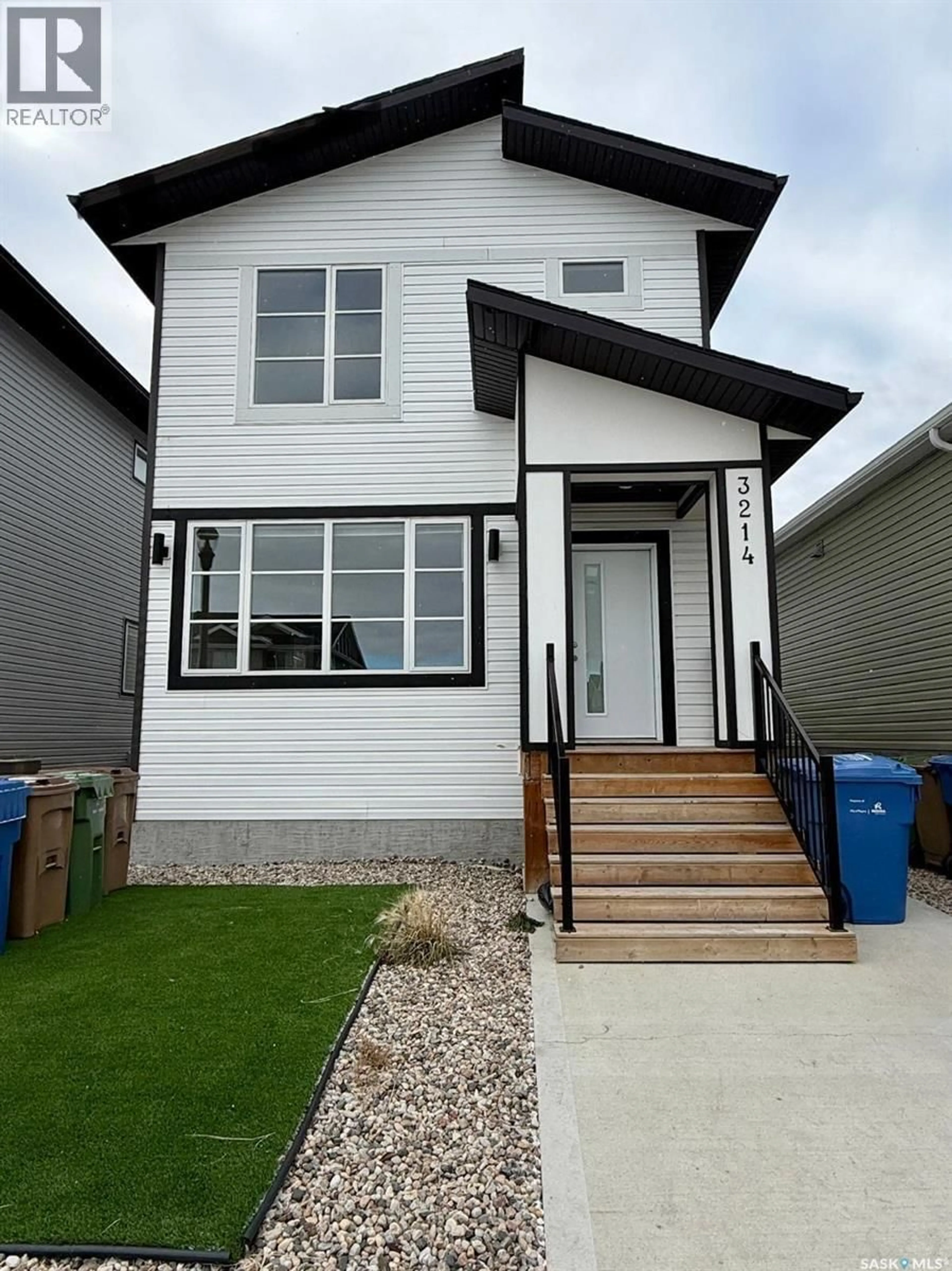 Home with vinyl exterior material, street for 3214 GREEN BROOK ROAD, Regina Saskatchewan S4V3R2