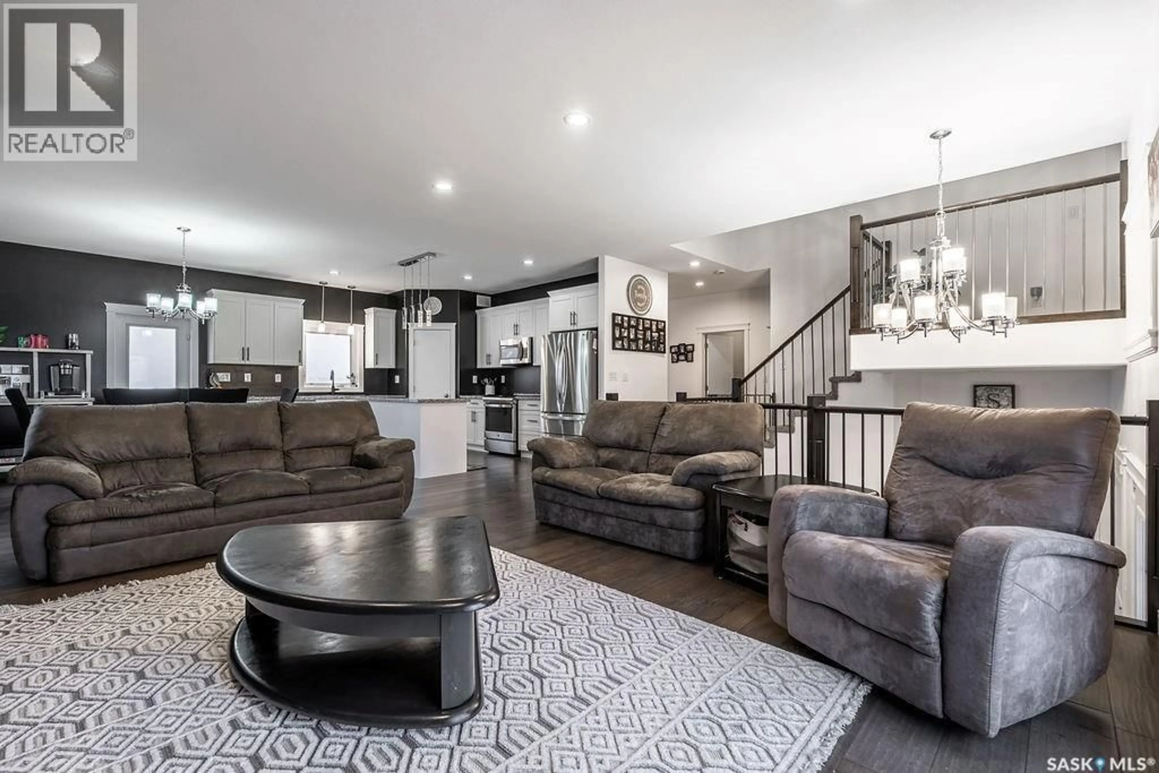 Living room with furniture, unknown for 712 MAPLE COURT, Warman Saskatchewan S0K4S2