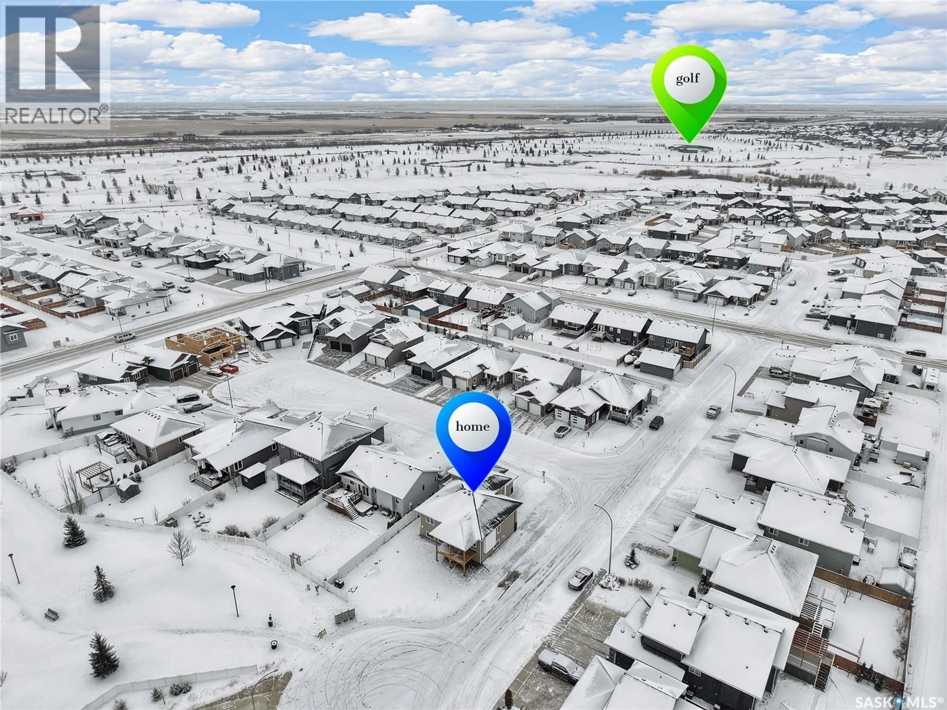 Picture of a map for 614 CASPER COVE, Warman Saskatchewan S0K4S4