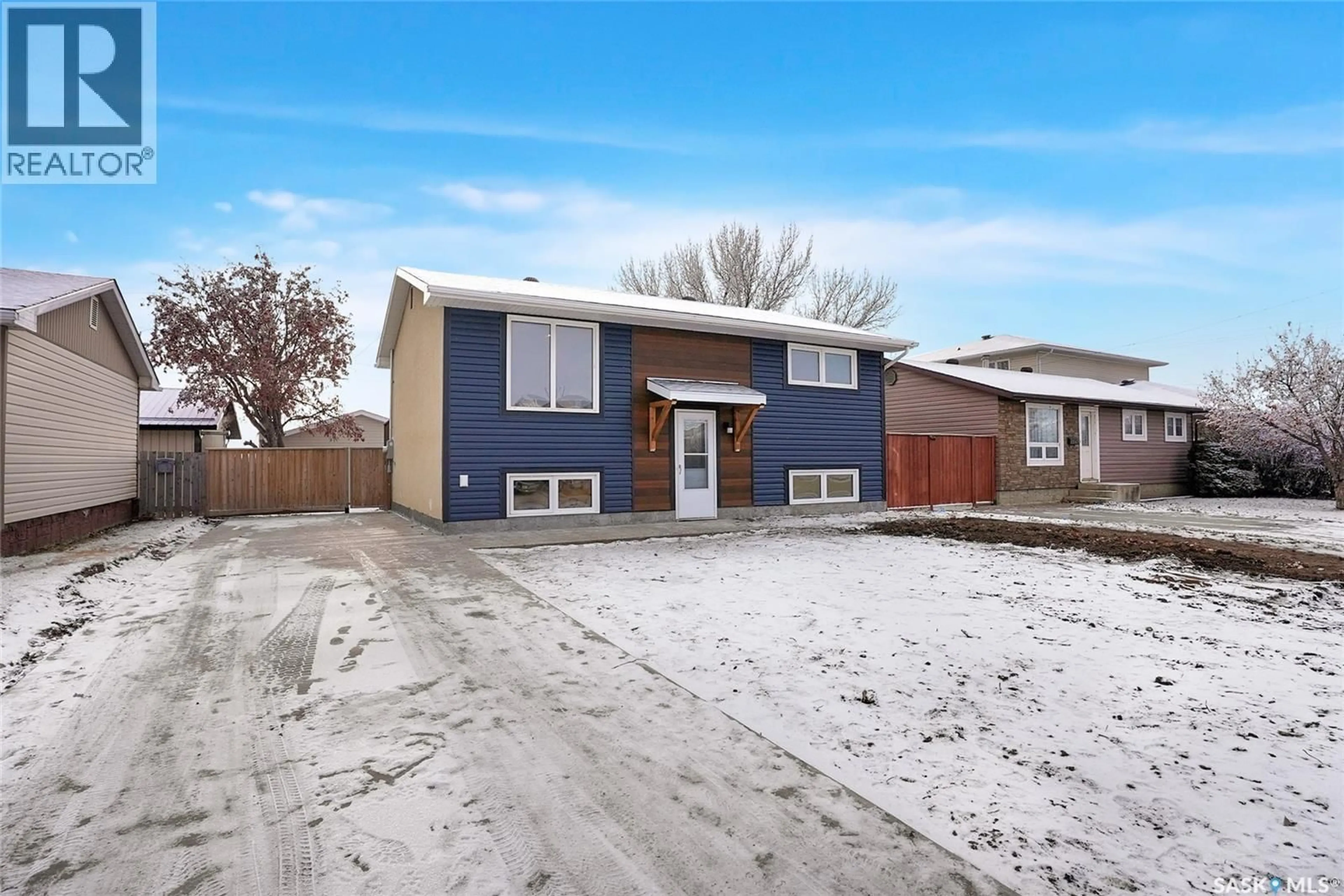 Home with brick exterior material, street for 1543 STADACONA STREET, Moose Jaw Saskatchewan S6H6S3
