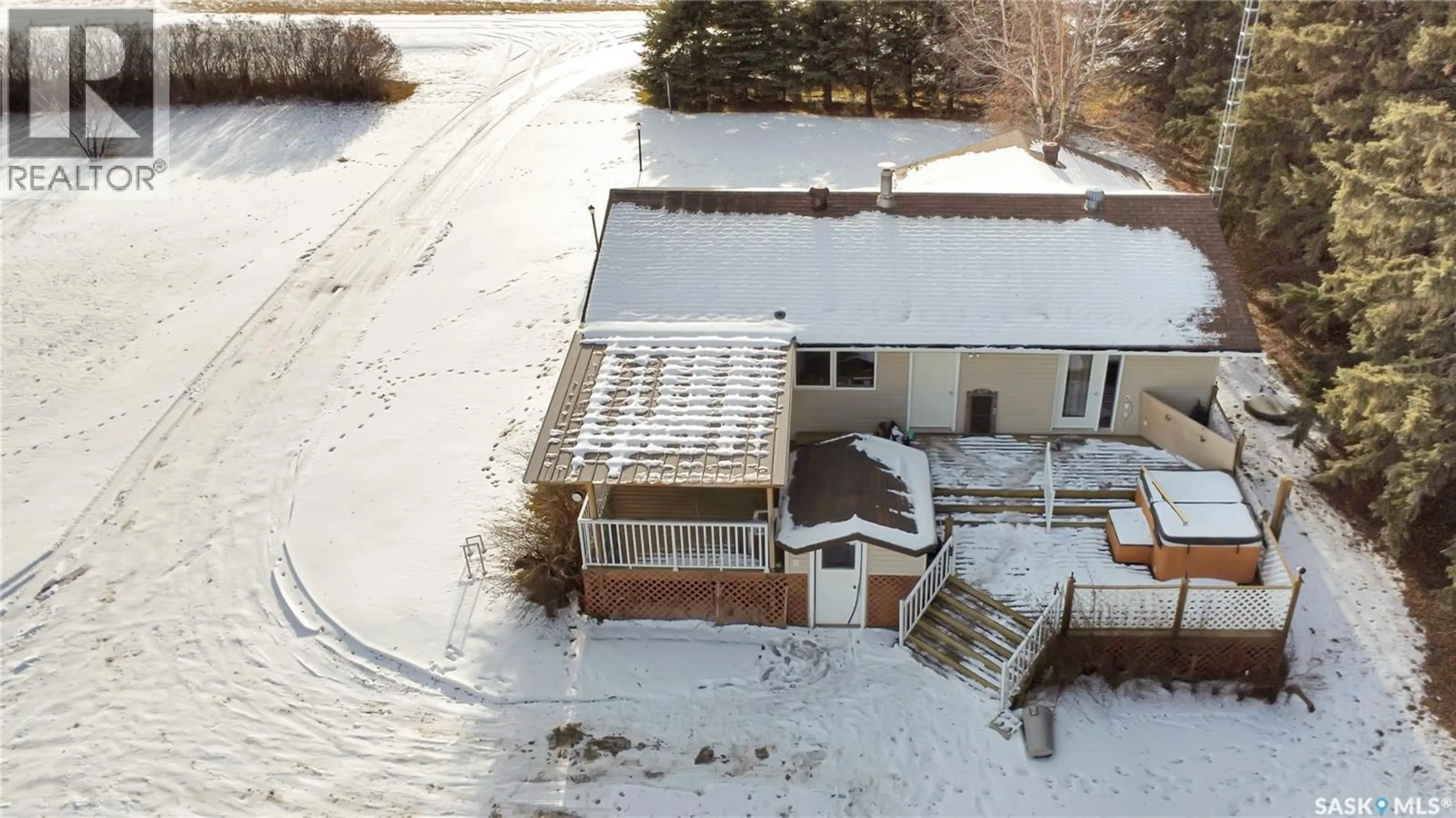 A pic from outside/outdoor area/front of a property/back of a property/a pic from drone, unknown for SHELLBROOK ACREAGE, Shellbrook Rm No. 493 Saskatchewan S0J2E0