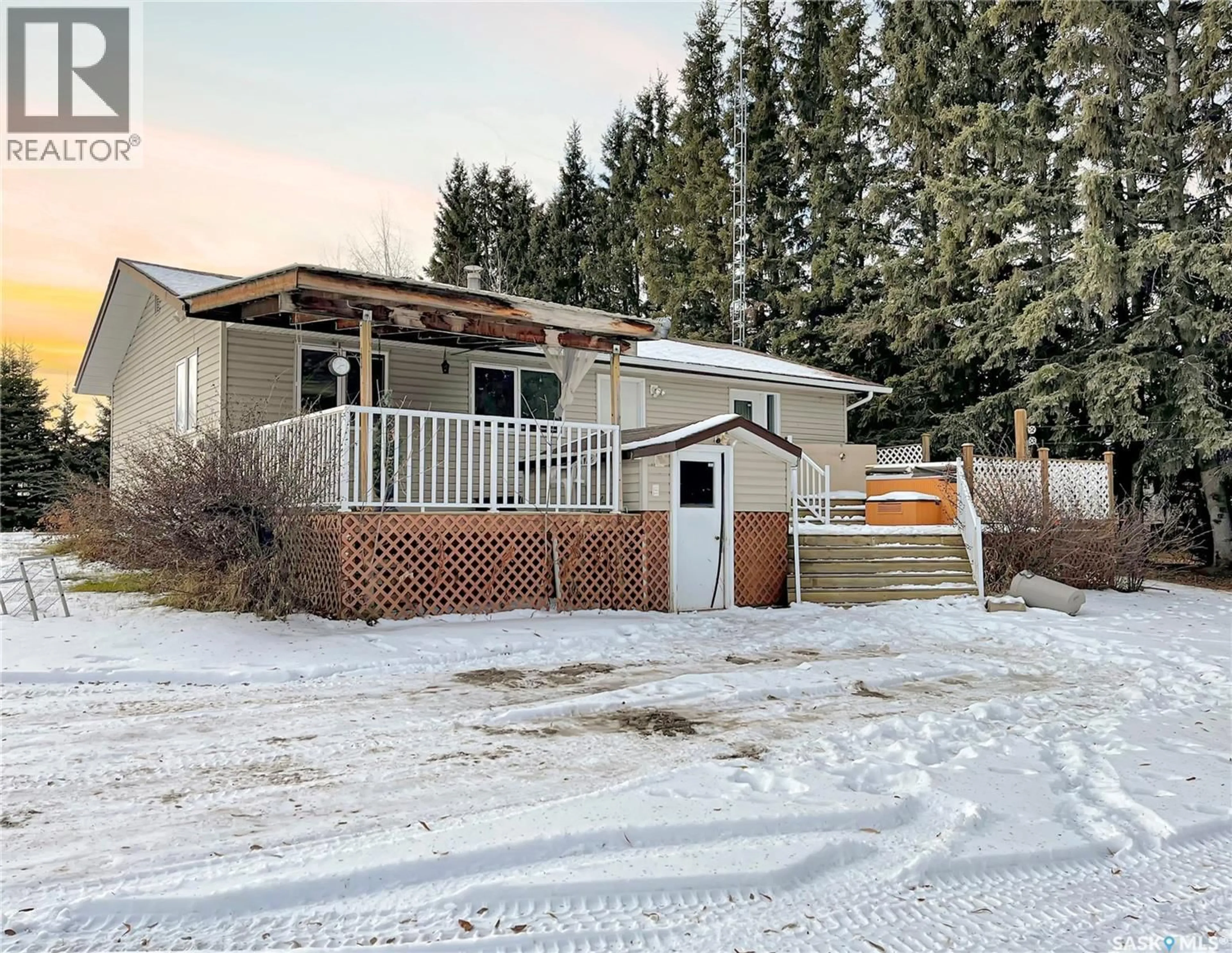 A pic from outside/outdoor area/front of a property/back of a property/a pic from drone, unknown for SHELLBROOK ACREAGE, Shellbrook Rm No. 493 Saskatchewan S0J2E0