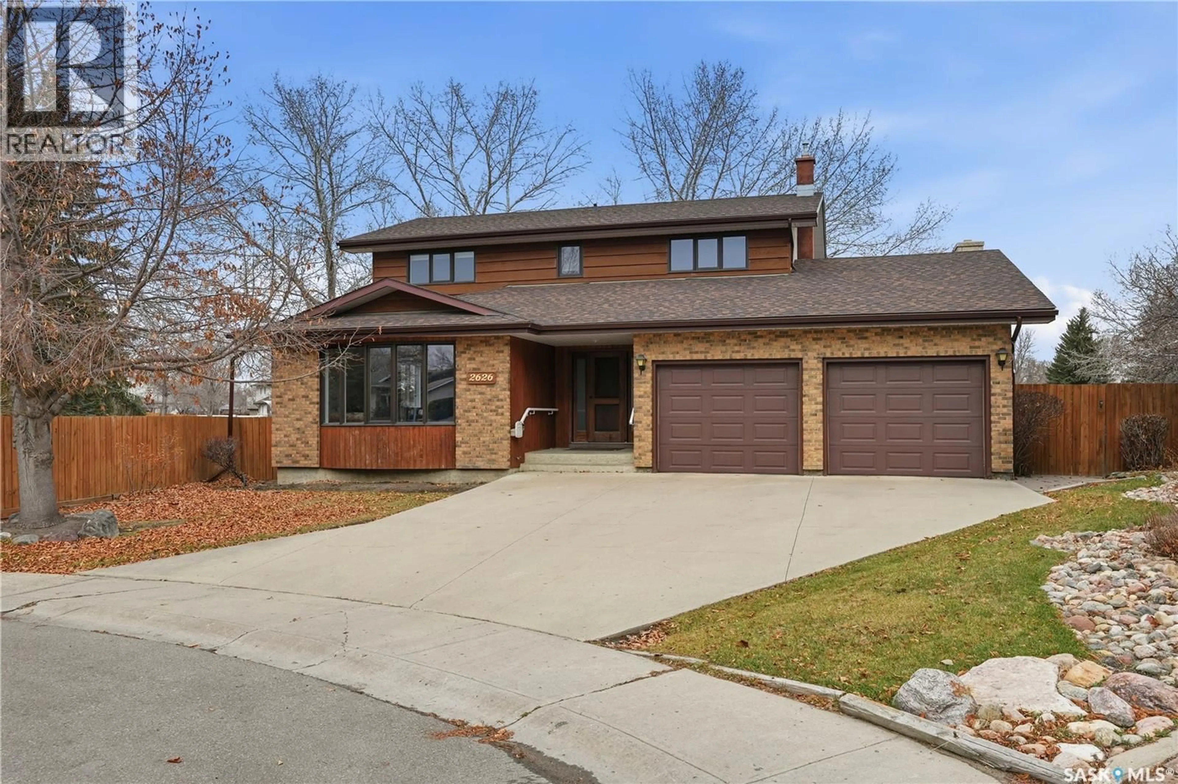 Home with brick exterior material, street for 2626 EHMAN BAY, Regina Saskatchewan S4V0L6