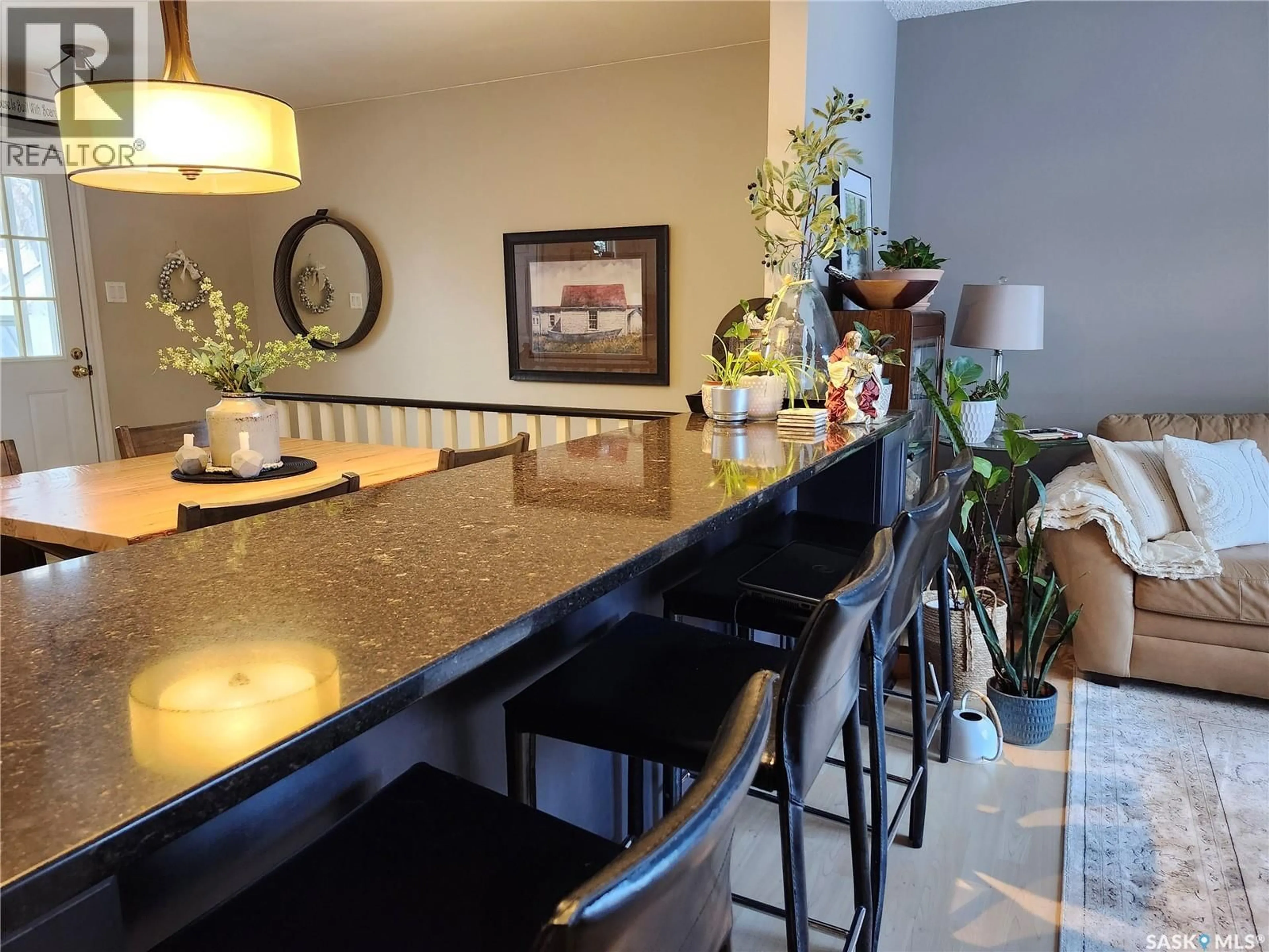 Open concept kitchen, ceramic/tile floor for 510 DENNIS STREET, Esterhazy Saskatchewan S0A0X0