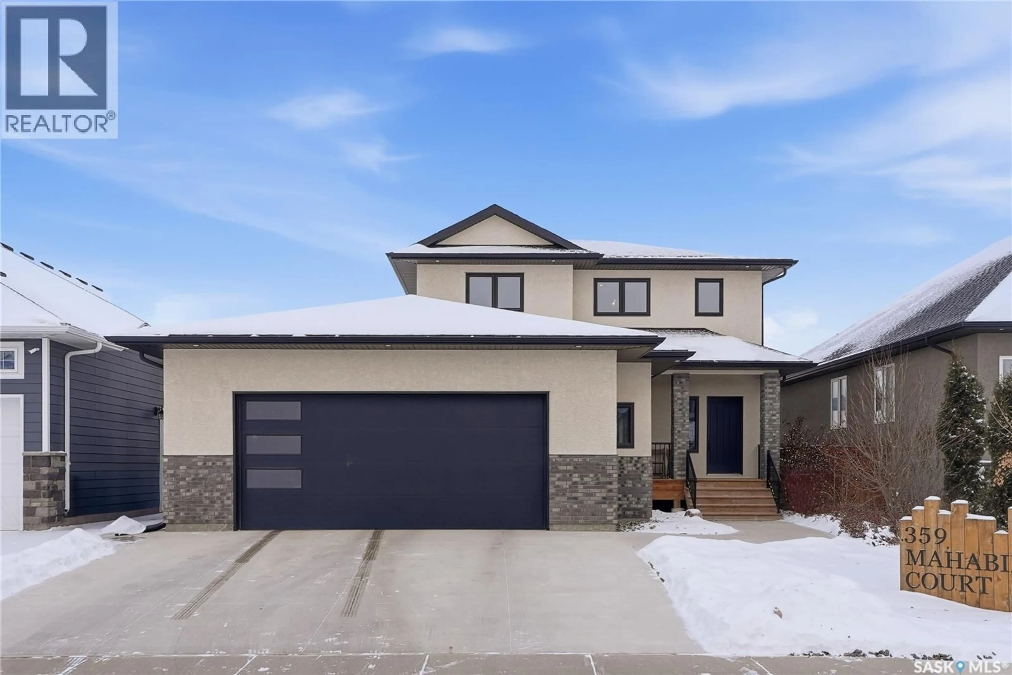 Home with brick exterior material, street for 359 MAHABIR COURT, Saskatoon Saskatchewan S7W0J5