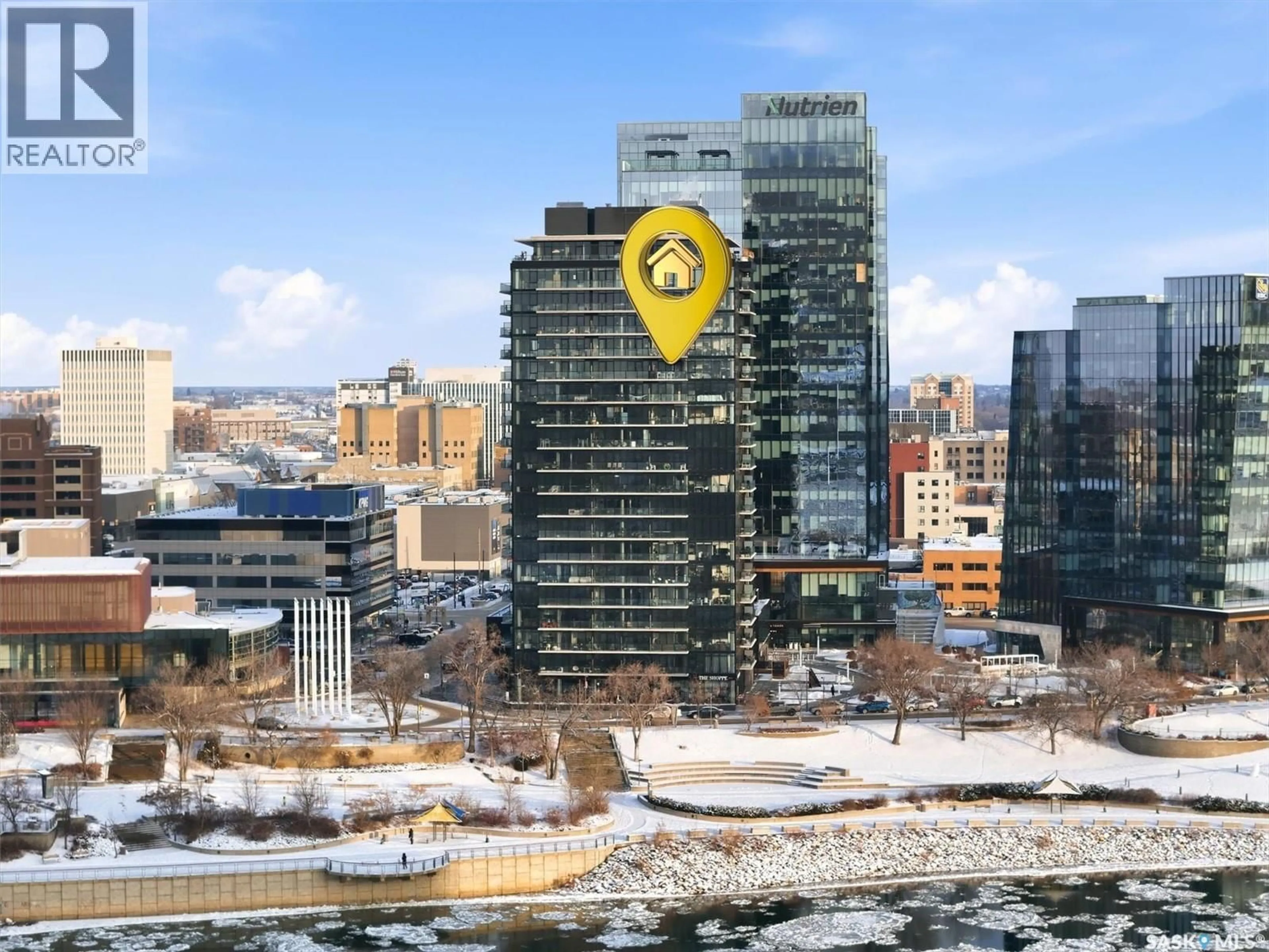 Picture of a map for 490 - 1505 2ND AVENUE, Saskatoon Saskatchewan S7K4H5