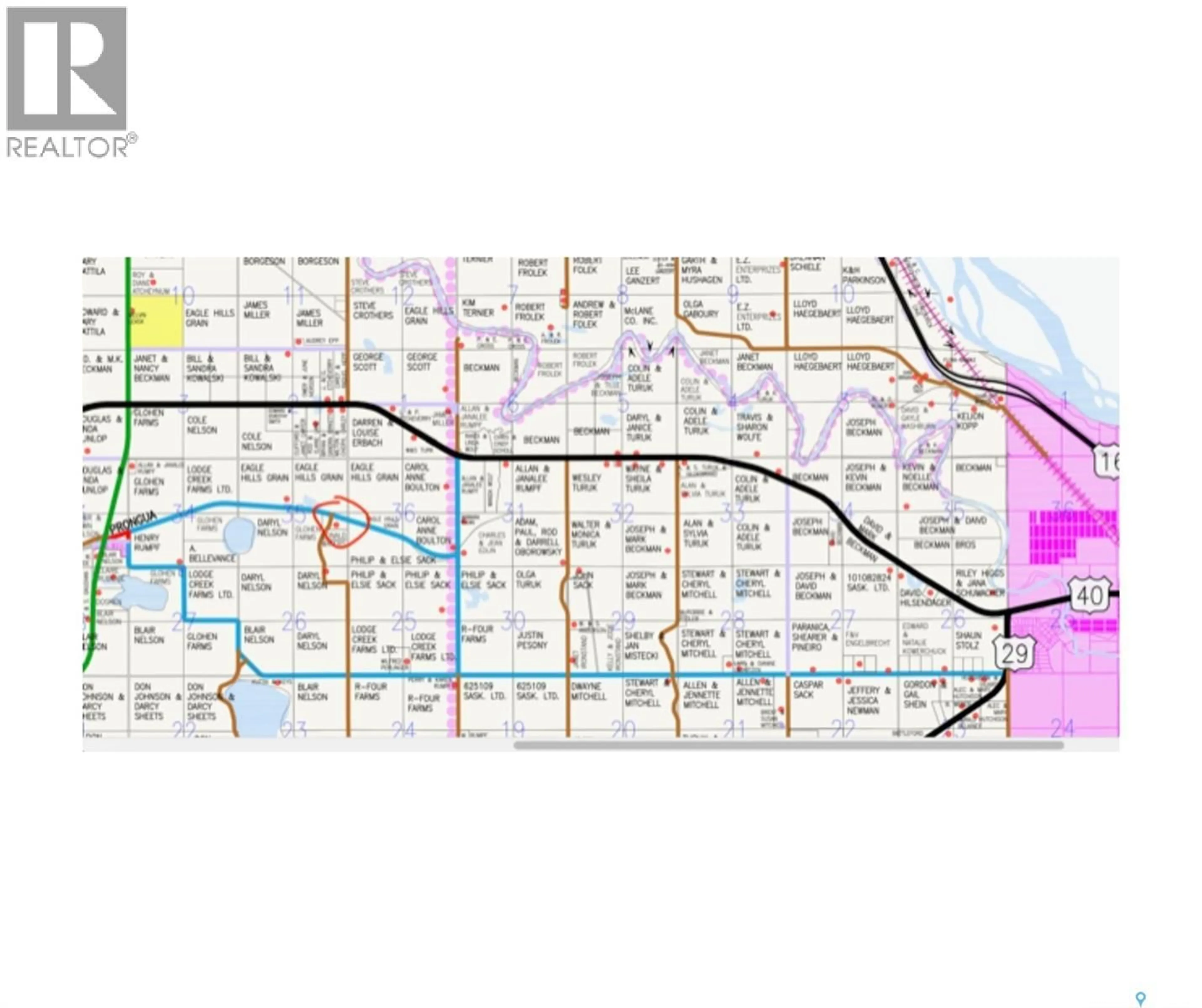 Picture of a map for BATTLE RIVER ACREAGE, Battle River Rm No. 438 Saskatchewan S0M0E0