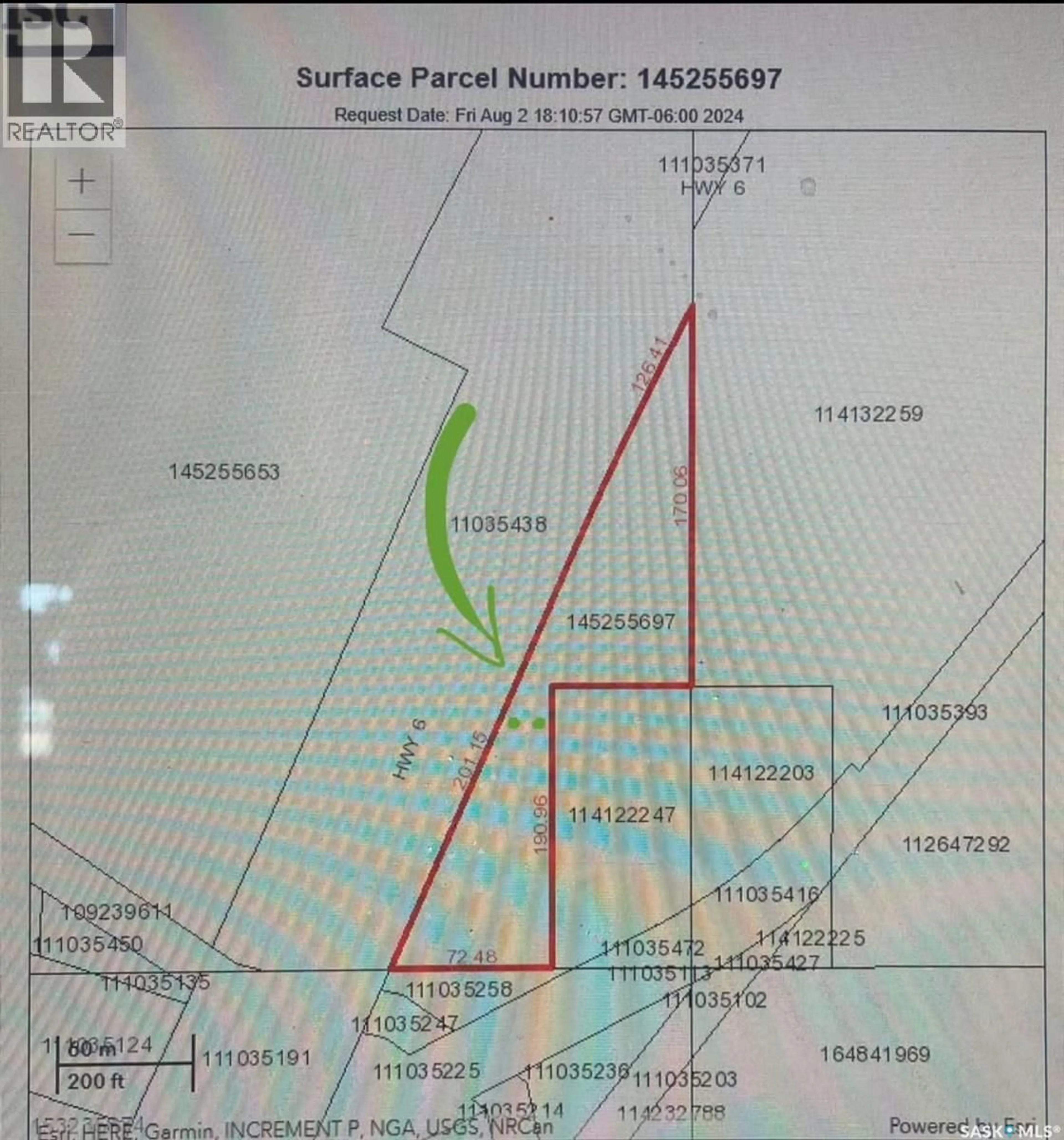 Picture of a map for 3.15 QUAPPELLE VALLEY HOME, Longlaketon Rm No. 219 Saskatchewan S0G0J5