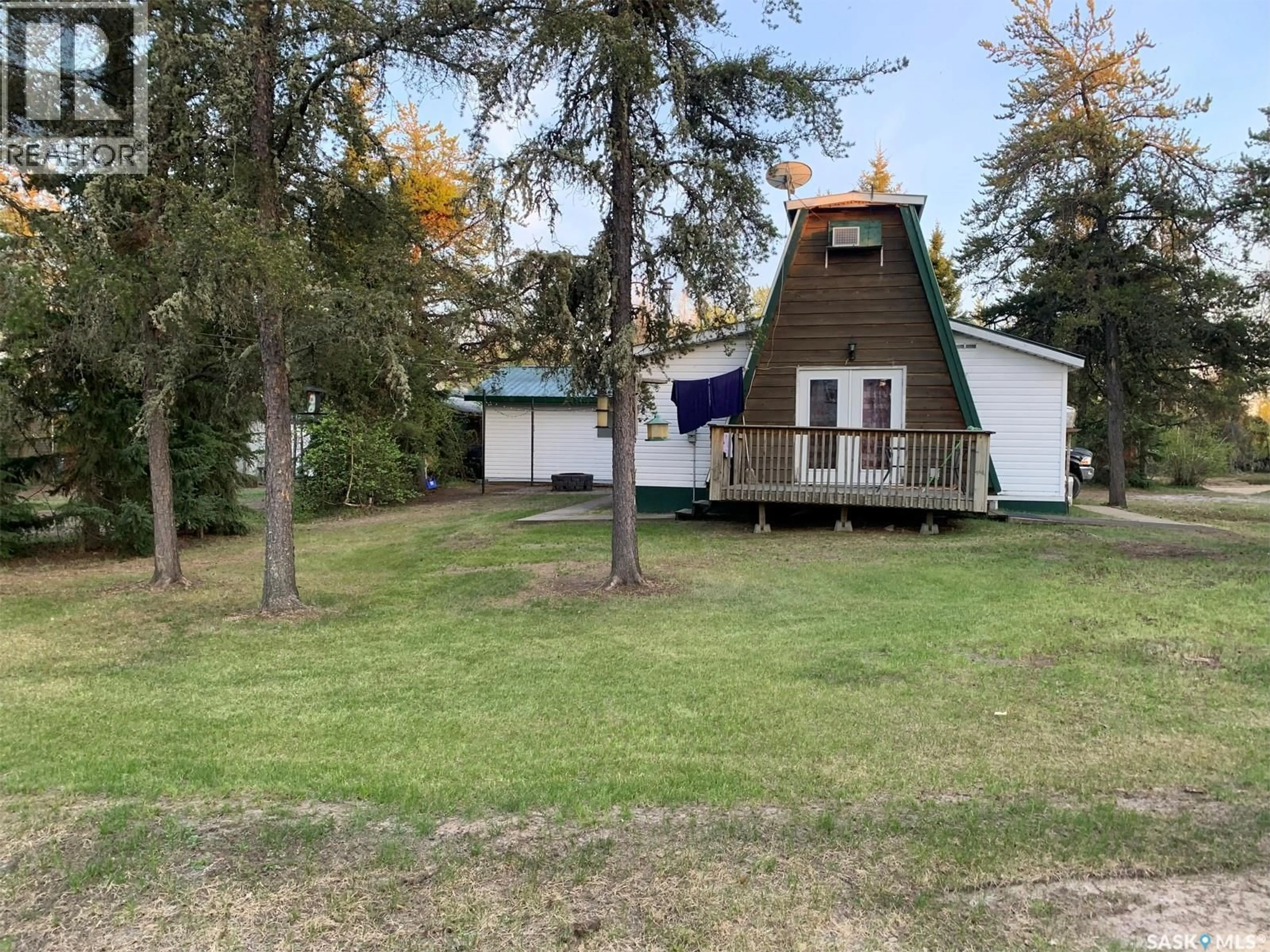 A pic from outside/outdoor area/front of a property/back of a property/a pic from drone, unknown for Lot 7 BIRCH STREET, Northern Admin District Saskatchewan S9X1Z7