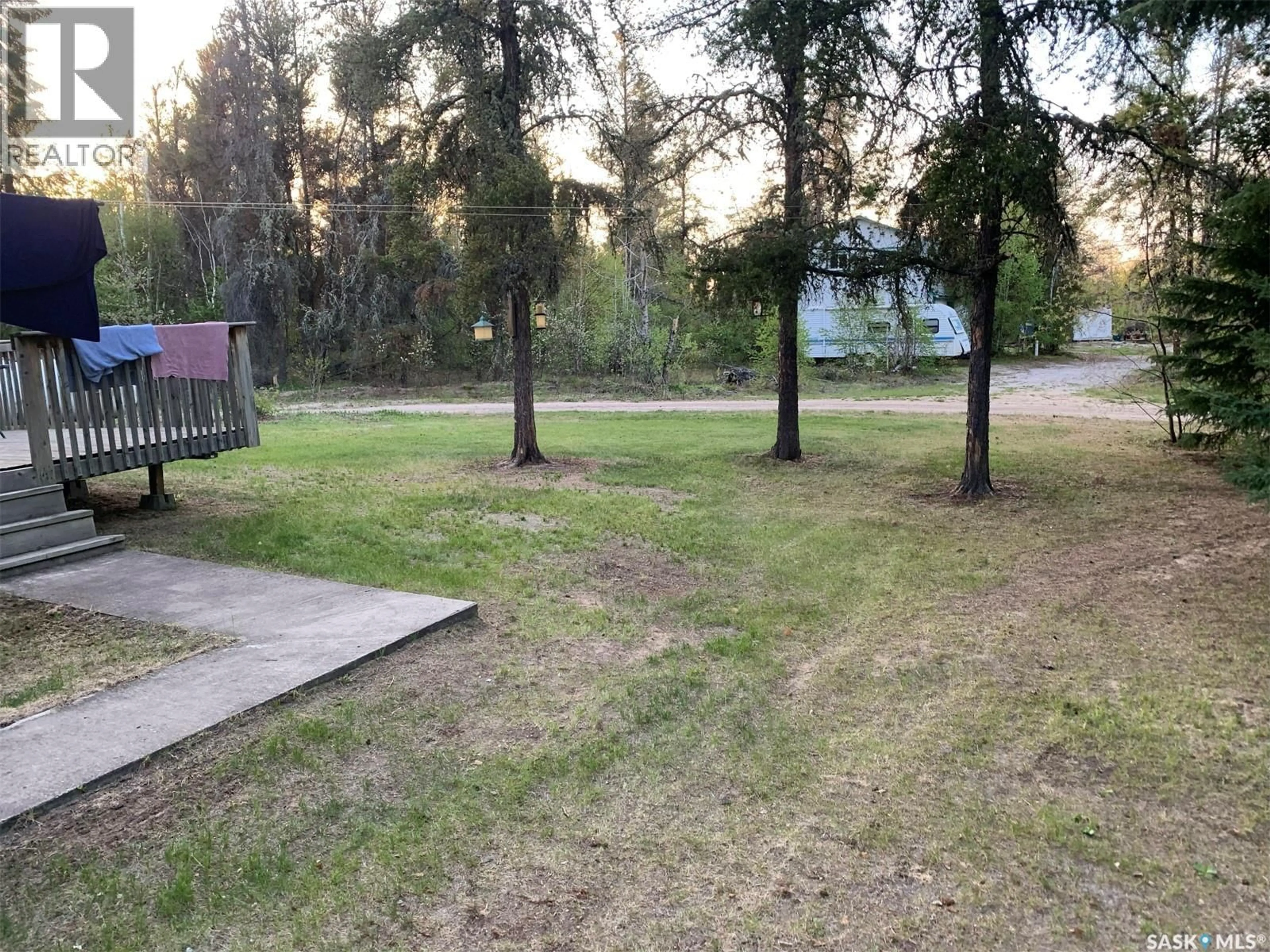 A pic from outside/outdoor area/front of a property/back of a property/a pic from drone, unknown for Lot 7 BIRCH STREET, Northern Admin District Saskatchewan S9X1Z7