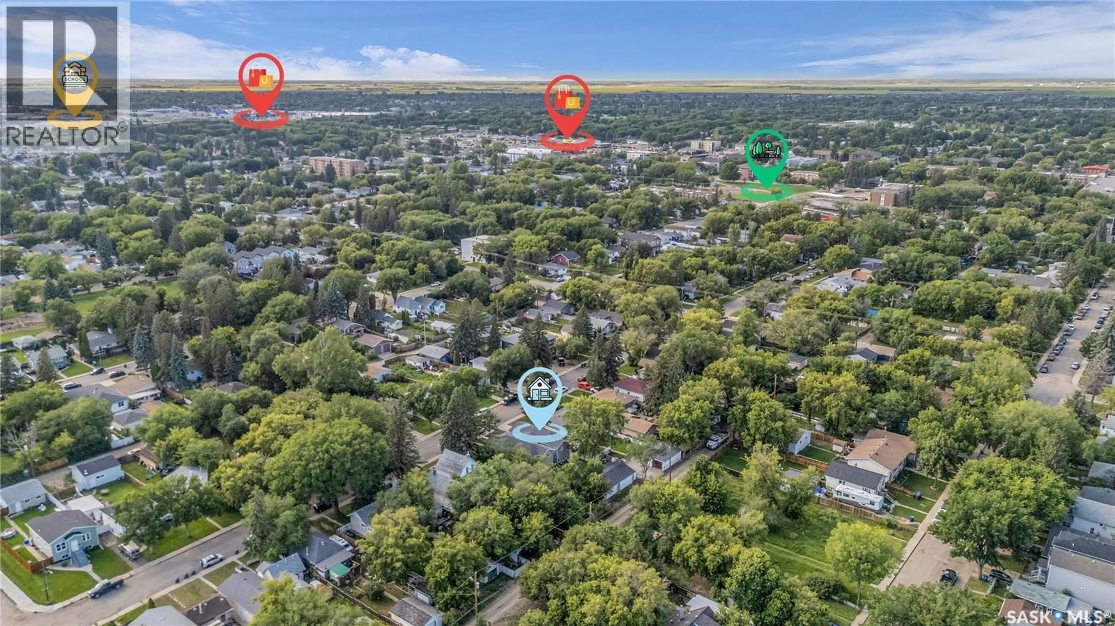 A pic from outside/outdoor area/front of a property/back of a property/a pic from drone, unknown for 432 S AVENUE S, Saskatoon Saskatchewan S7M3A4